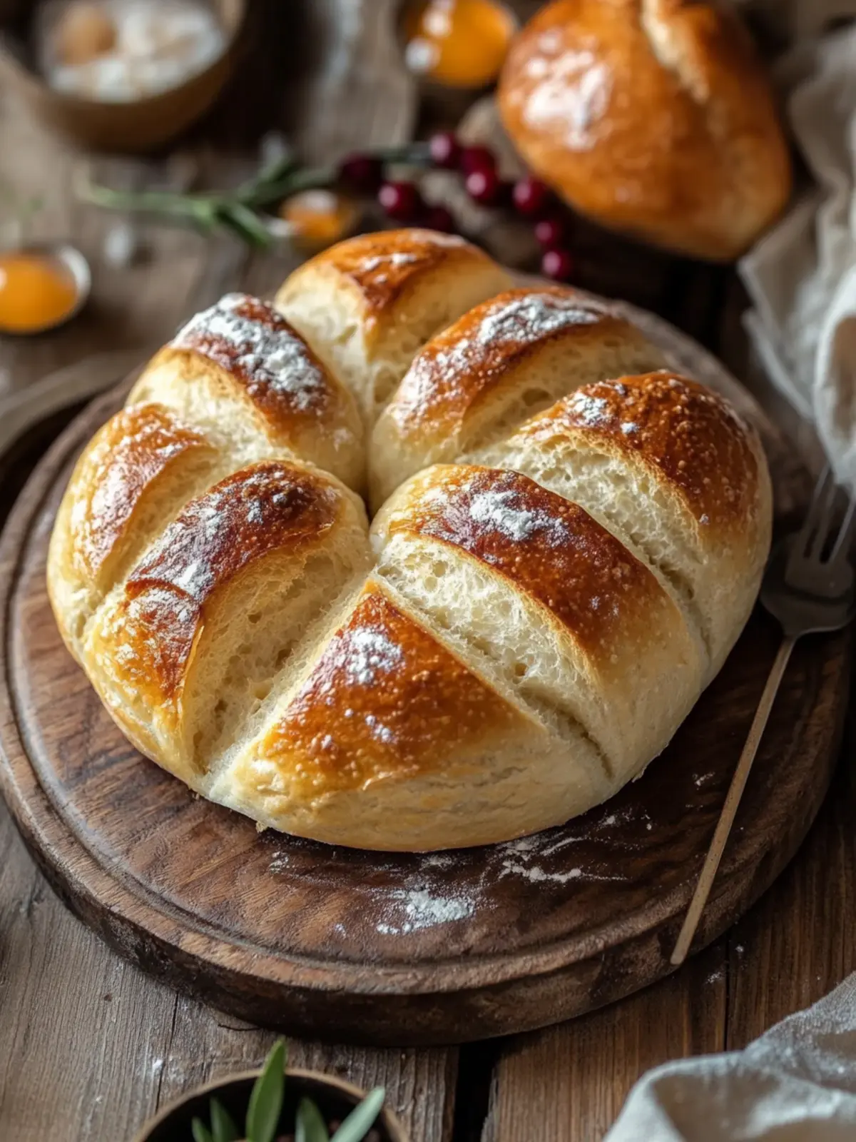 Traditionelles Italienisches Süßes Glasiertes Osterbrot Rezept – Ein Fest für die Sinne 2 Traditionelles Italienisches Süßes Glasiertes Osterbrot Rezept