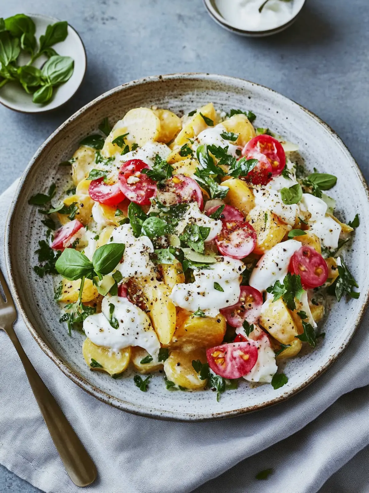 Kartoffelsalat mit Joghurt