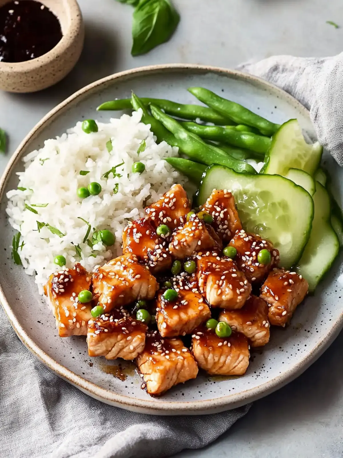 Leckeres hochprotein-Sesamhühnchen für schnelle Abendessen 4 Leckeres hochprotein-Sesamhühnchen