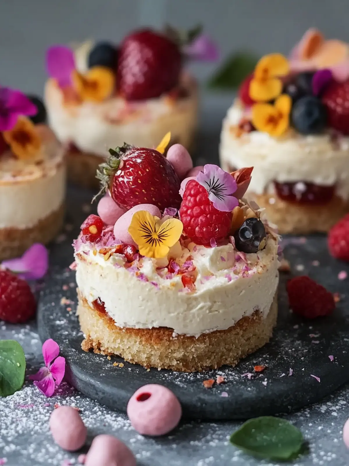Mini-Oster-Käsekuchen: Cremiger Genuss ohne Backen 3 Mini-Oster-Käsekuchen
