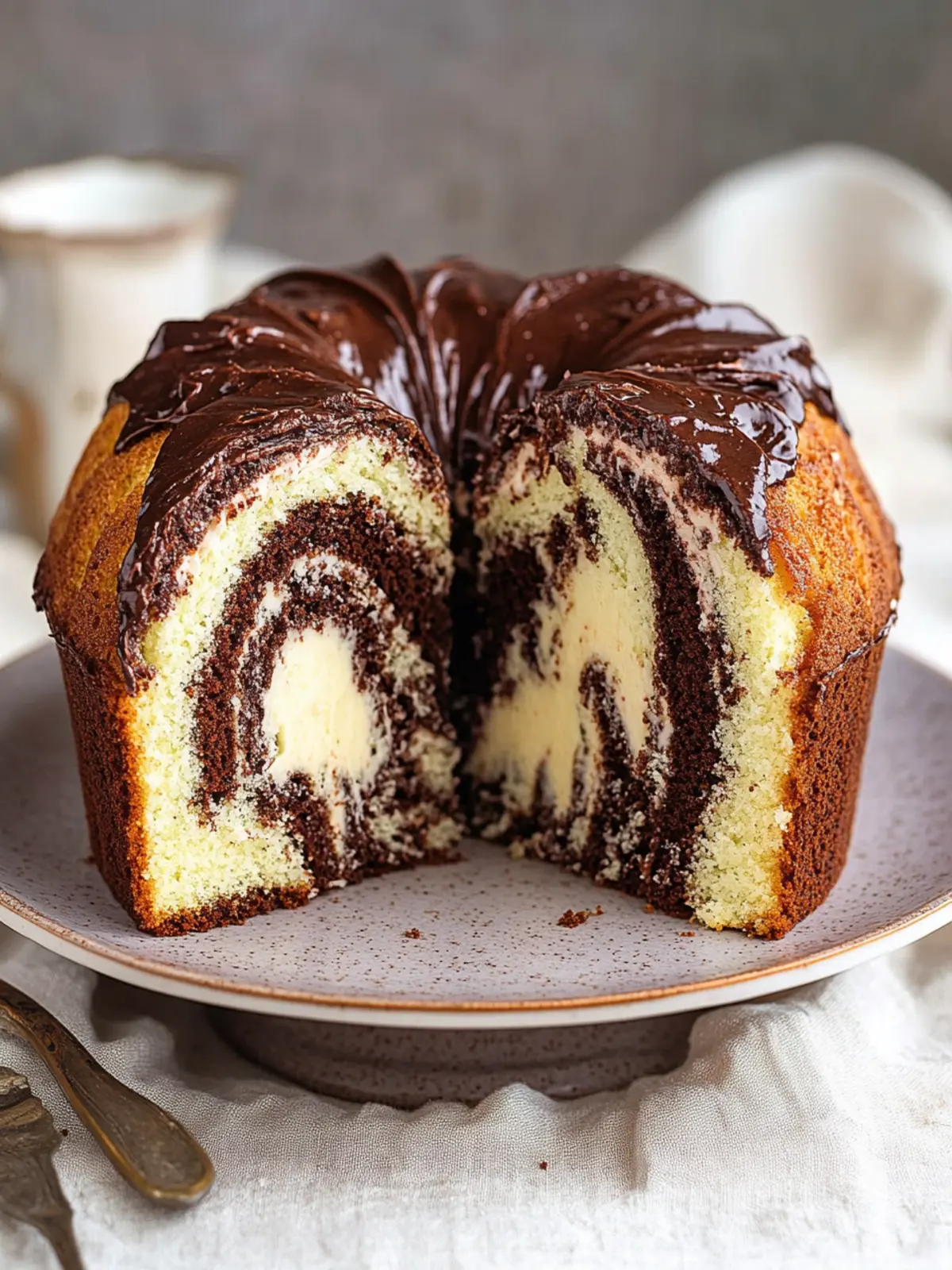 Saftiger Marmorkuchen: Einfach selbst gebacken und unwiderstehlich! 2 Juicy marble cake easy to bake yourself