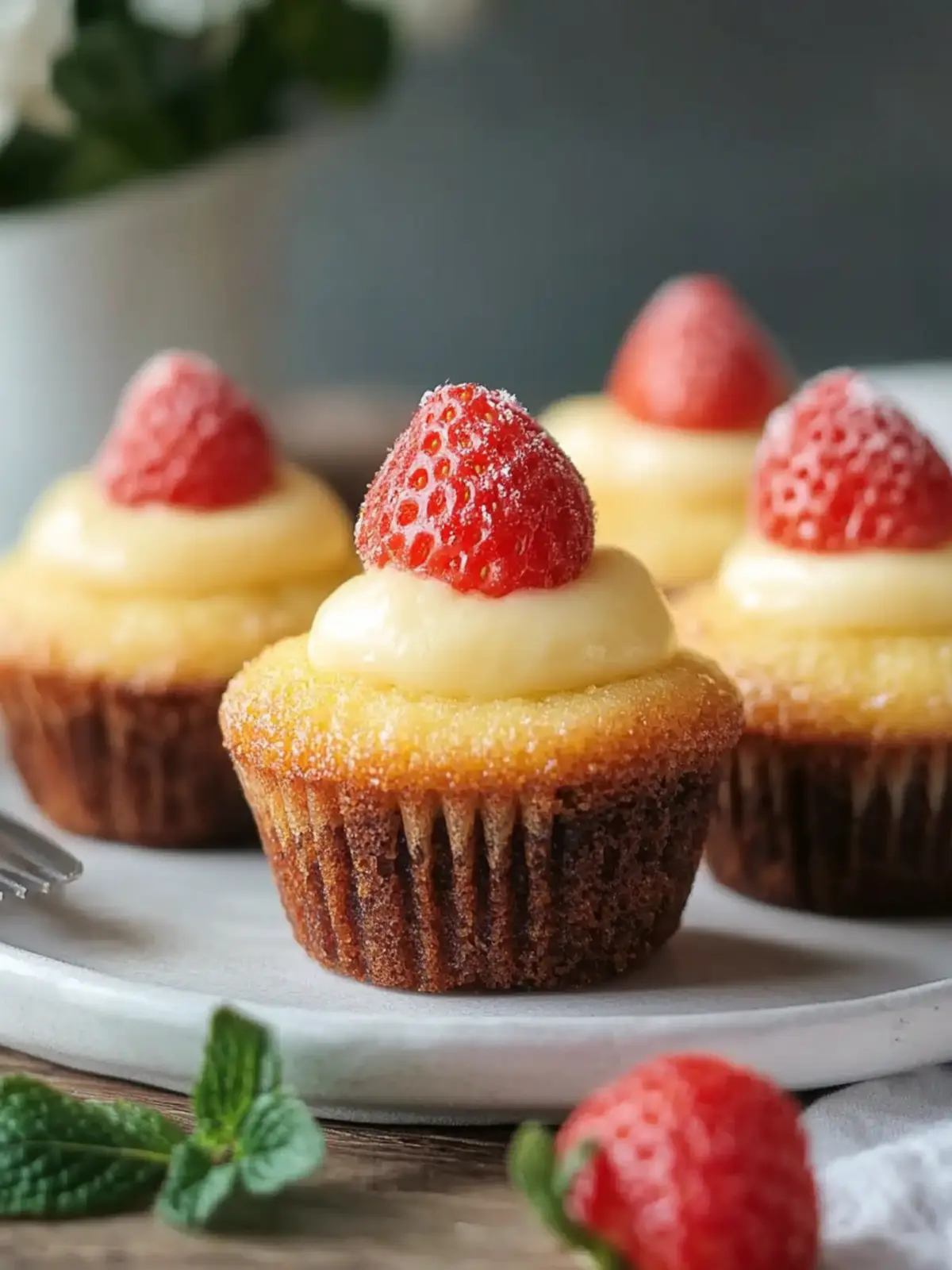 Mini New York Käsekuchen Muffins