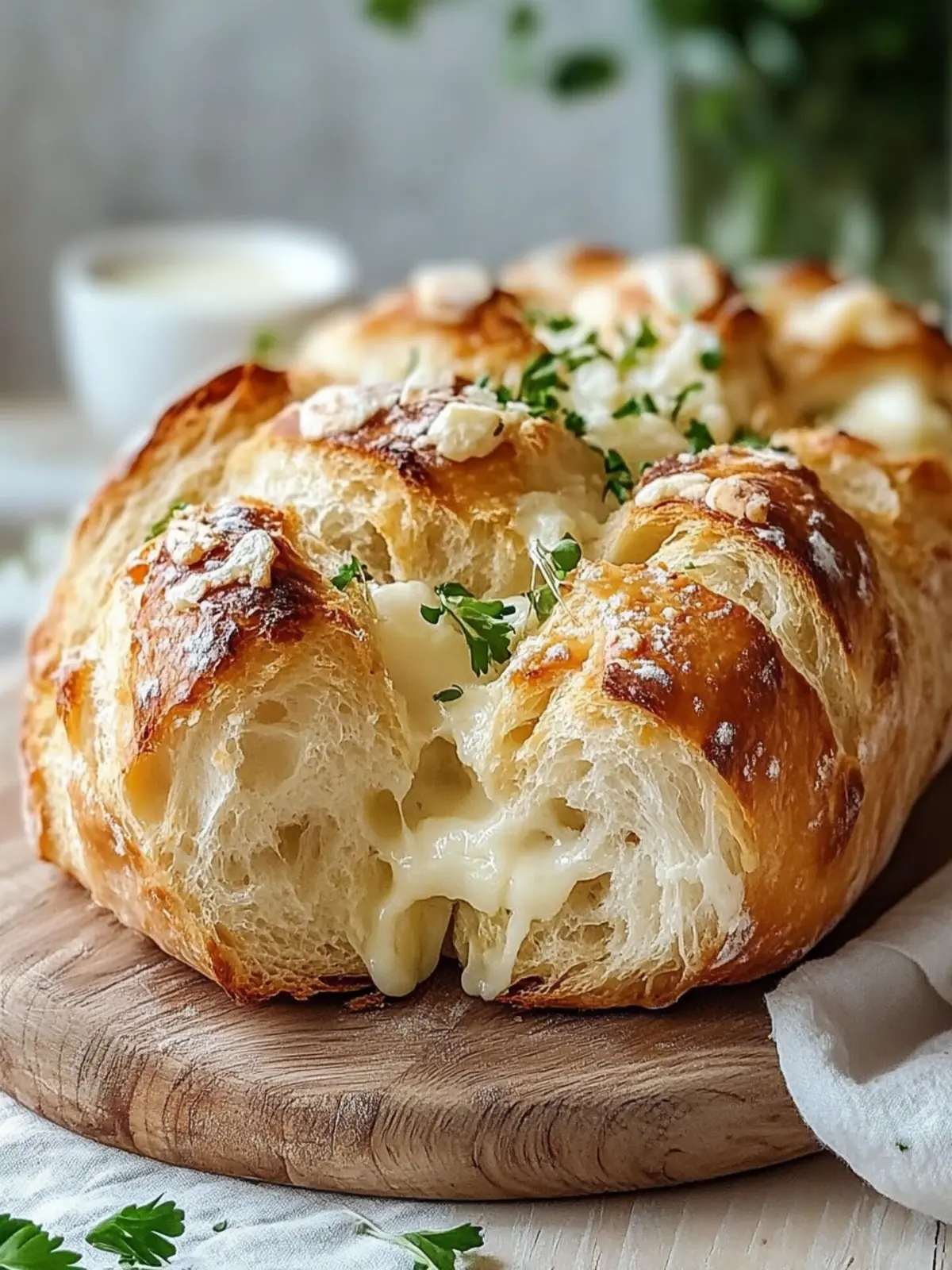 Zupfbrot mit Knoblauch und Käse für unvergessliche Snackmomente 3 Zupfbrot mit Knoblauch und Käse