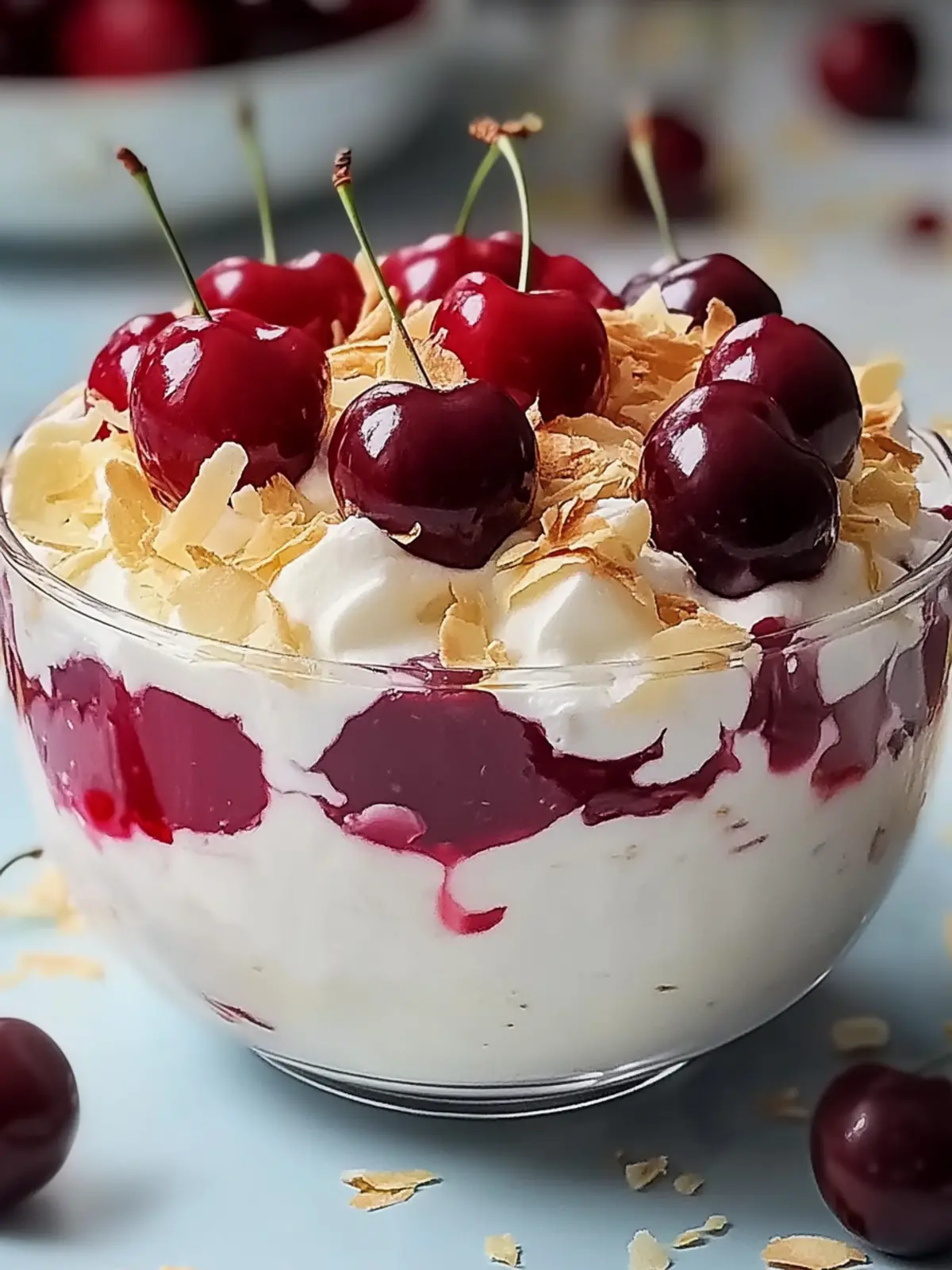 Leckere Engelscreme mit Kirschen – Ein himmlisches Dessert 2 Delicious angel cream with cherries