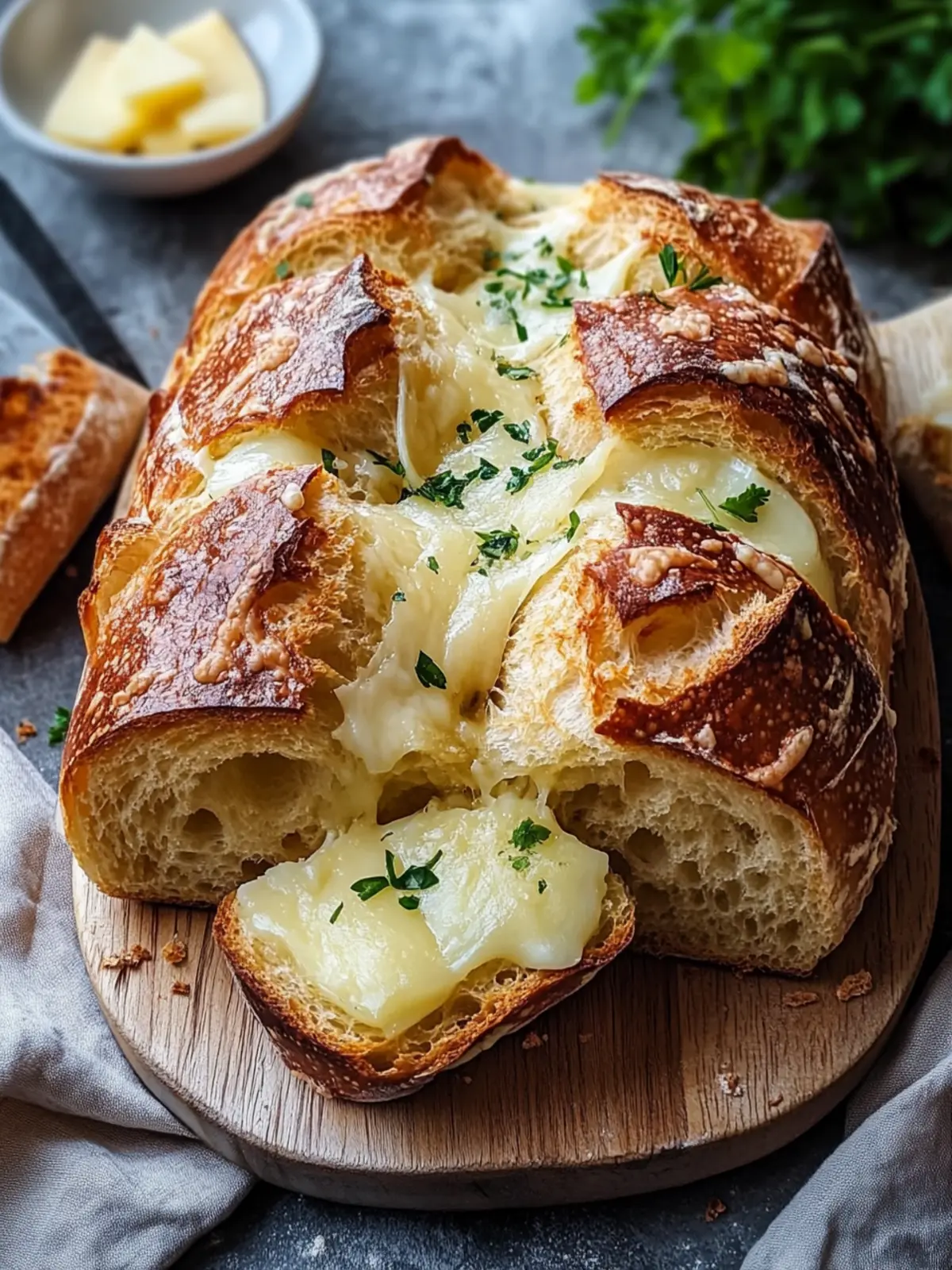 Zupfbrot mit Knoblauch und Käse für unvergessliche Snackmomente 5 Zupfbrot mit Knoblauch und Käse