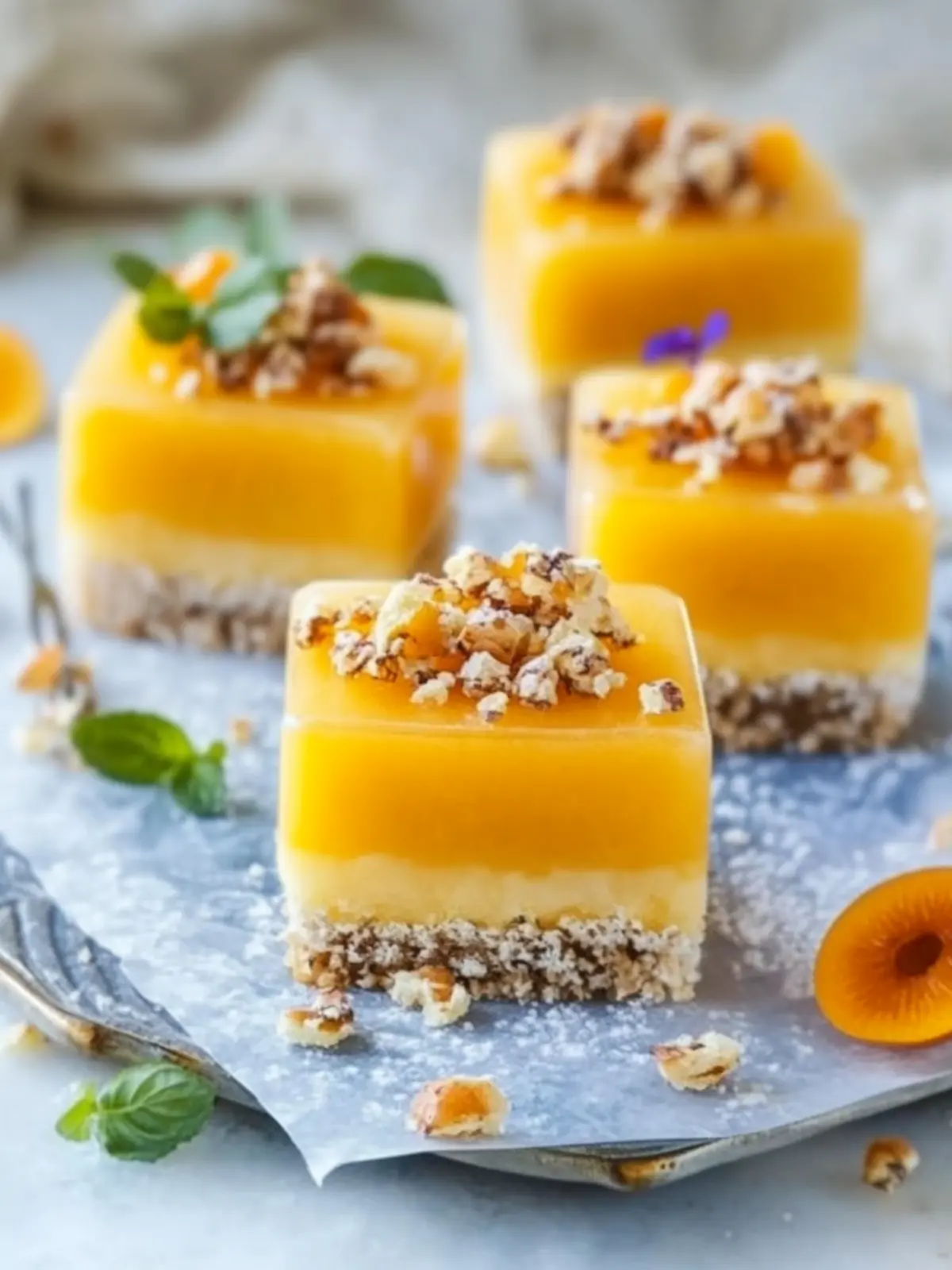 Aprikosen Haselnuss Schnitten Rezept – Ein himmlischer Genuss! 3 Aprikosen Haselnuss Schnitten Rezept