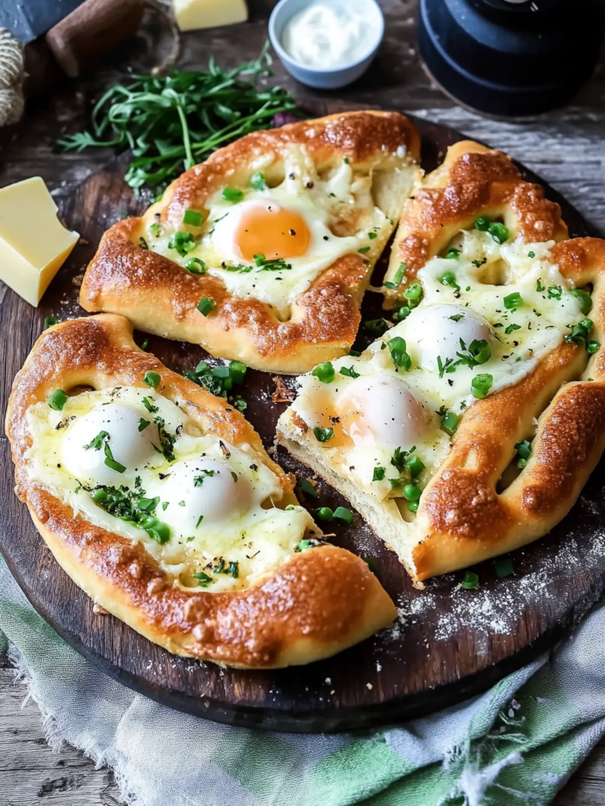 Überbackene Brezeln mit Ei, Käse und Schinken – Herzhaft & Lecker 2 Überbackene Brezeln mit Ei, Käse und Schinken