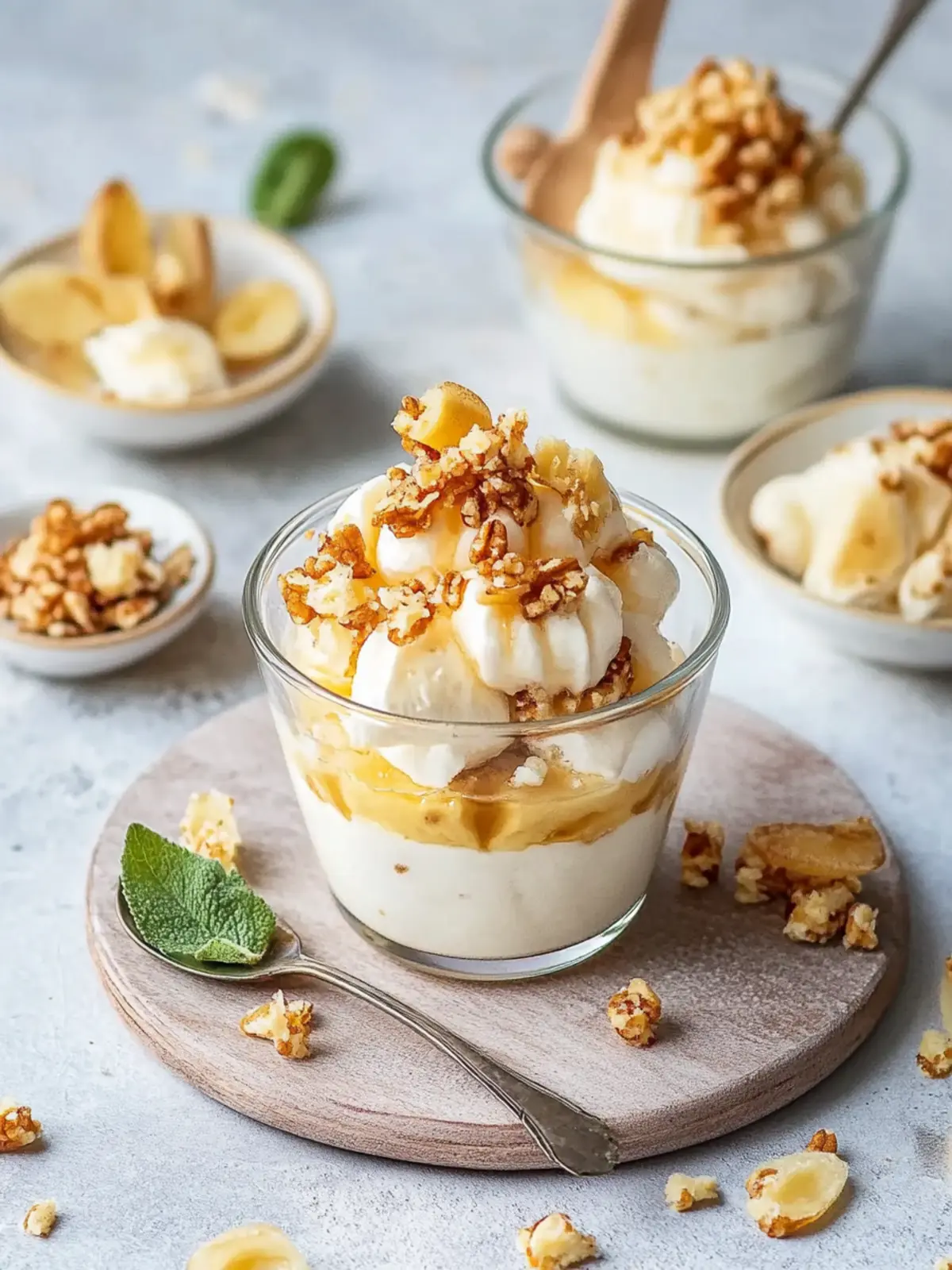 Bienenstich-Dessert mit Löffelbiskuit – Cremig und Knusprig! 3 Bienenstich-Dessert – mit Löffelbiskuit