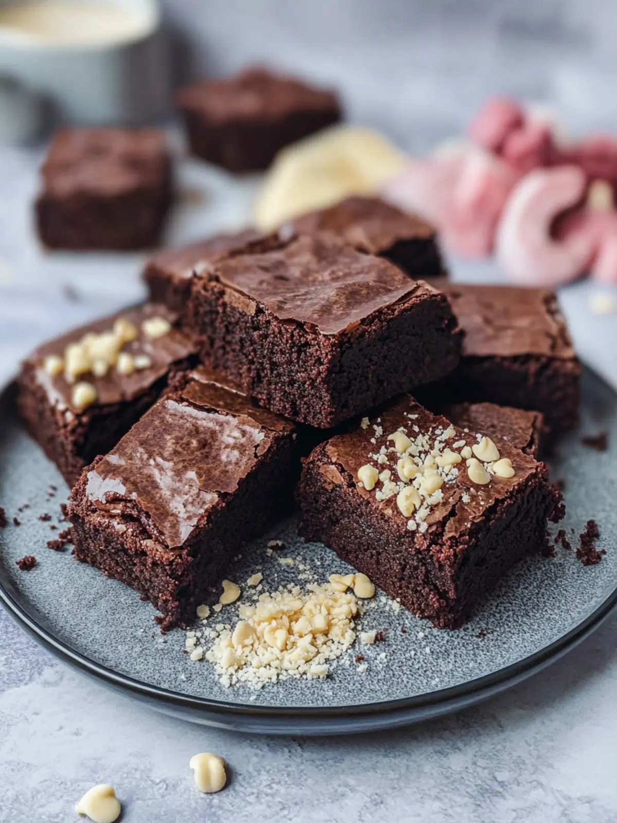 Leckerer Brownies mit Apfelmark – Gesund und Saftig! 2 leckerer Brownies