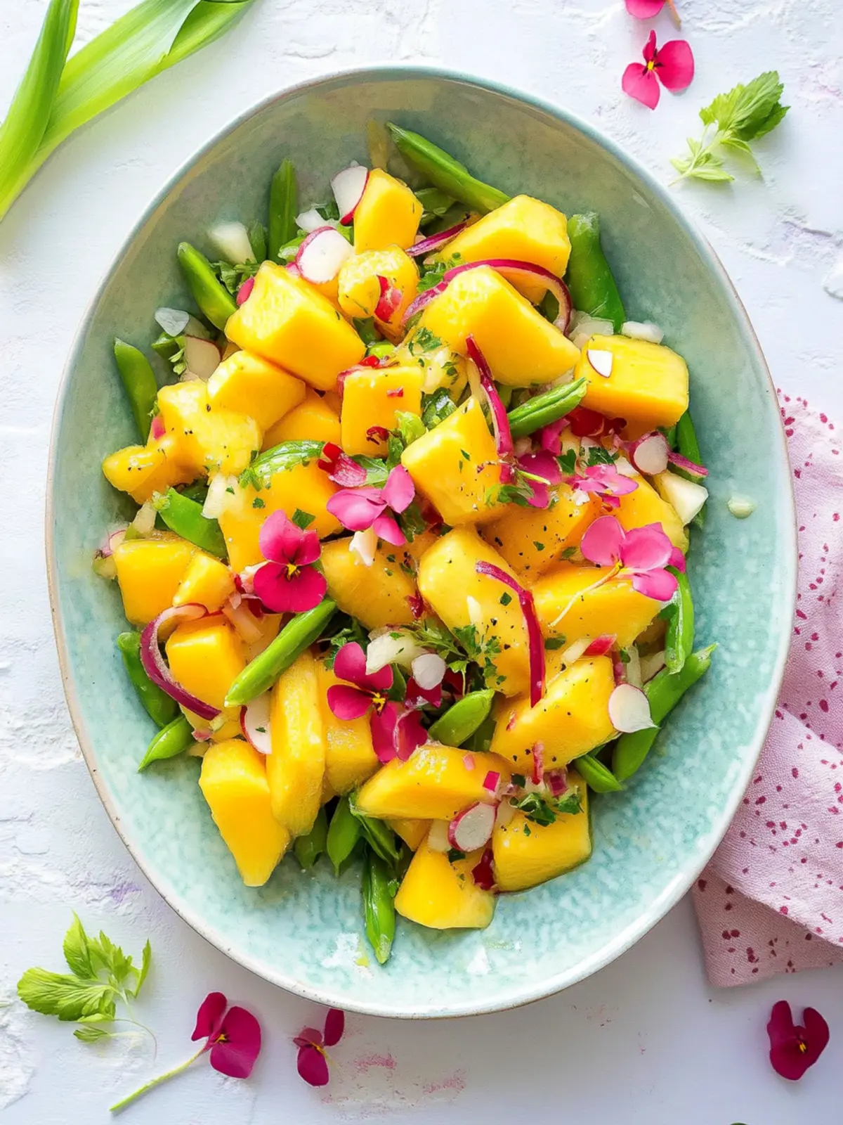 Spargelsalat mit Mango: Frischer Genuss für warme Tage 2 Spargelsalat mit Mango