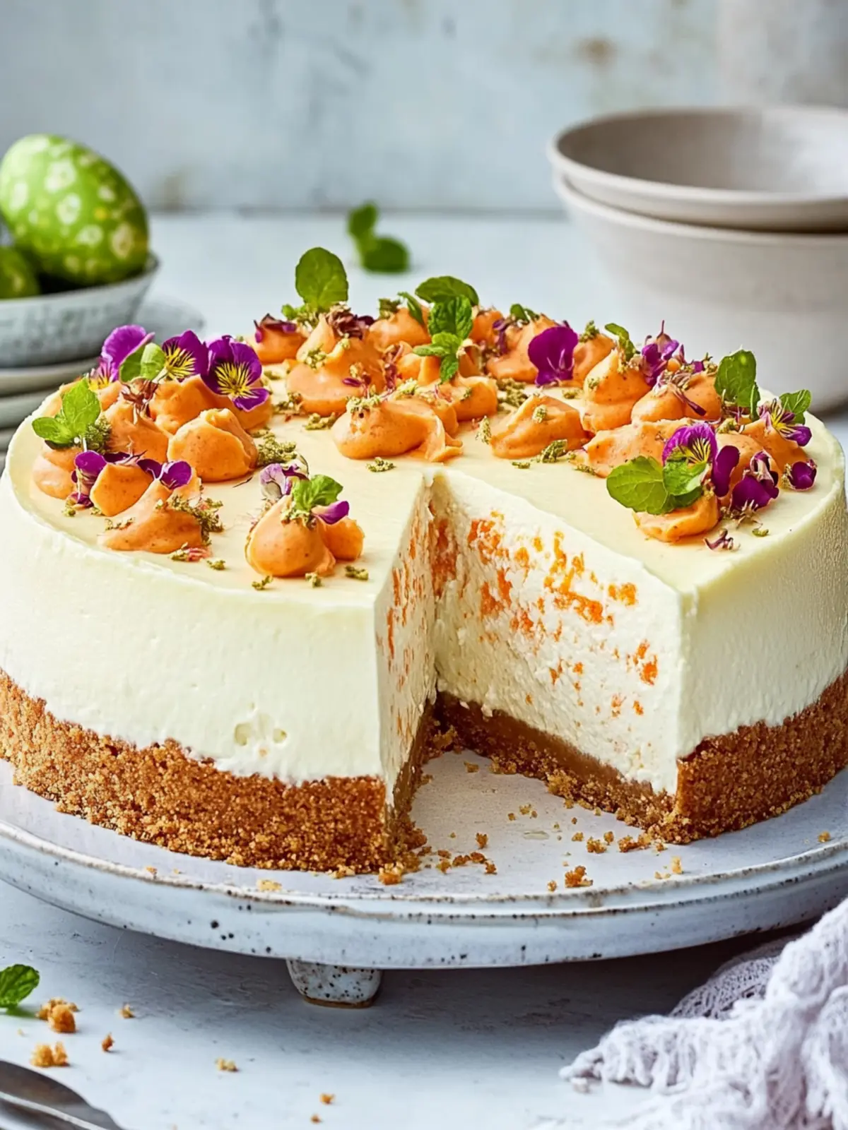 Saftiger Karottenkäsekuchen für ein unvergessliches Ostern 3 Juicy carrot cheesecake for Easter