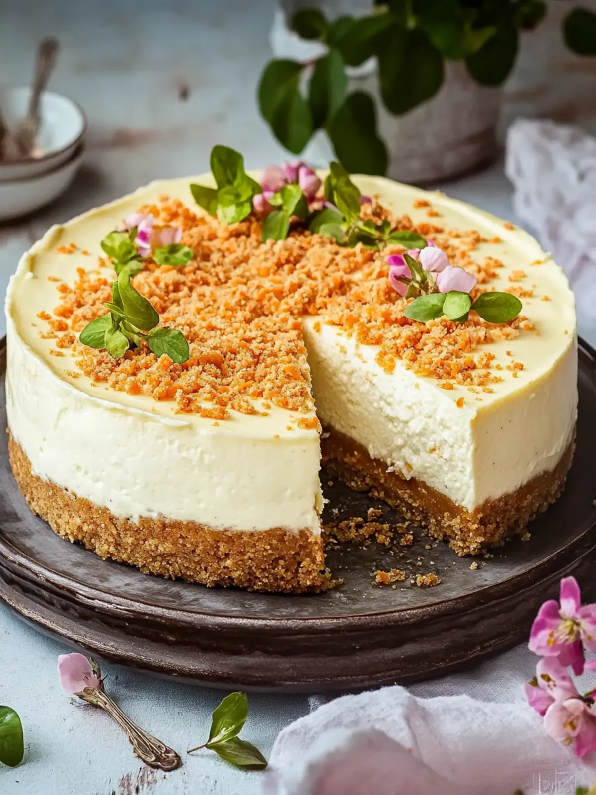 Saftiger Karottenkäsekuchen für ein unvergessliches Ostern 2 Juicy carrot cheesecake for Easter