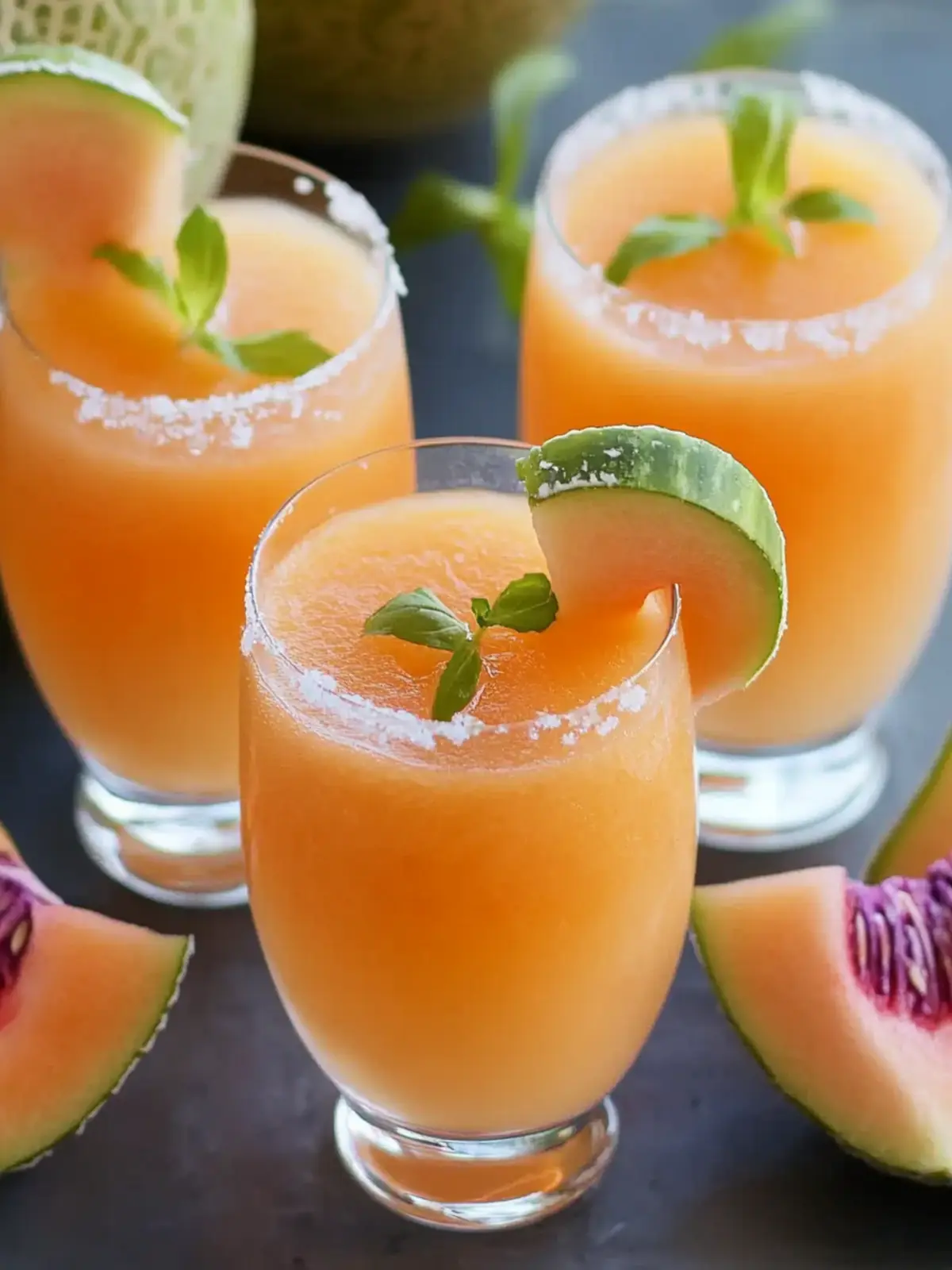 Erfrischender Cantaloupe-Melonen-Saft für heiße Sommertage 3 Cantaloupe-Melonen-Saft