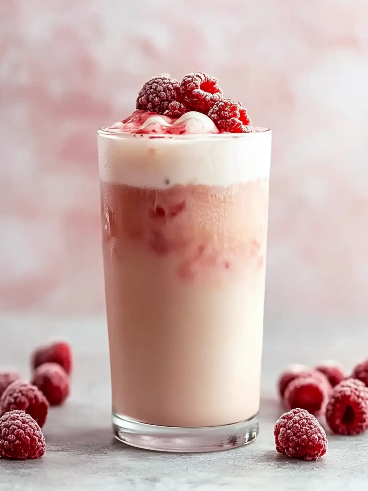 Erfrischender Vanille Himbeer Eiskaffee für heiße Sommertage 2 Vanille Himbeer Eiskaffee