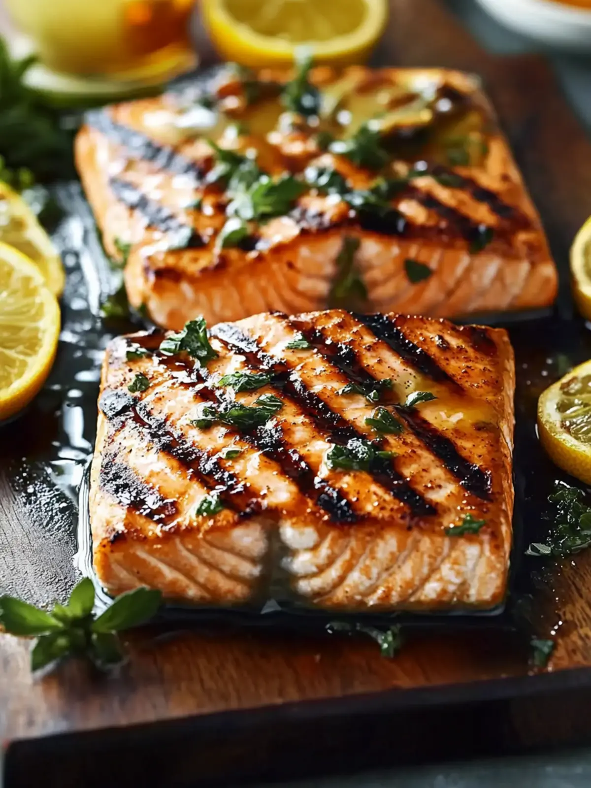 Grill den perfekten Lachs mit Honig-Zitrus-Marinade 5 Grilled salmon with honey-citrus marinade
