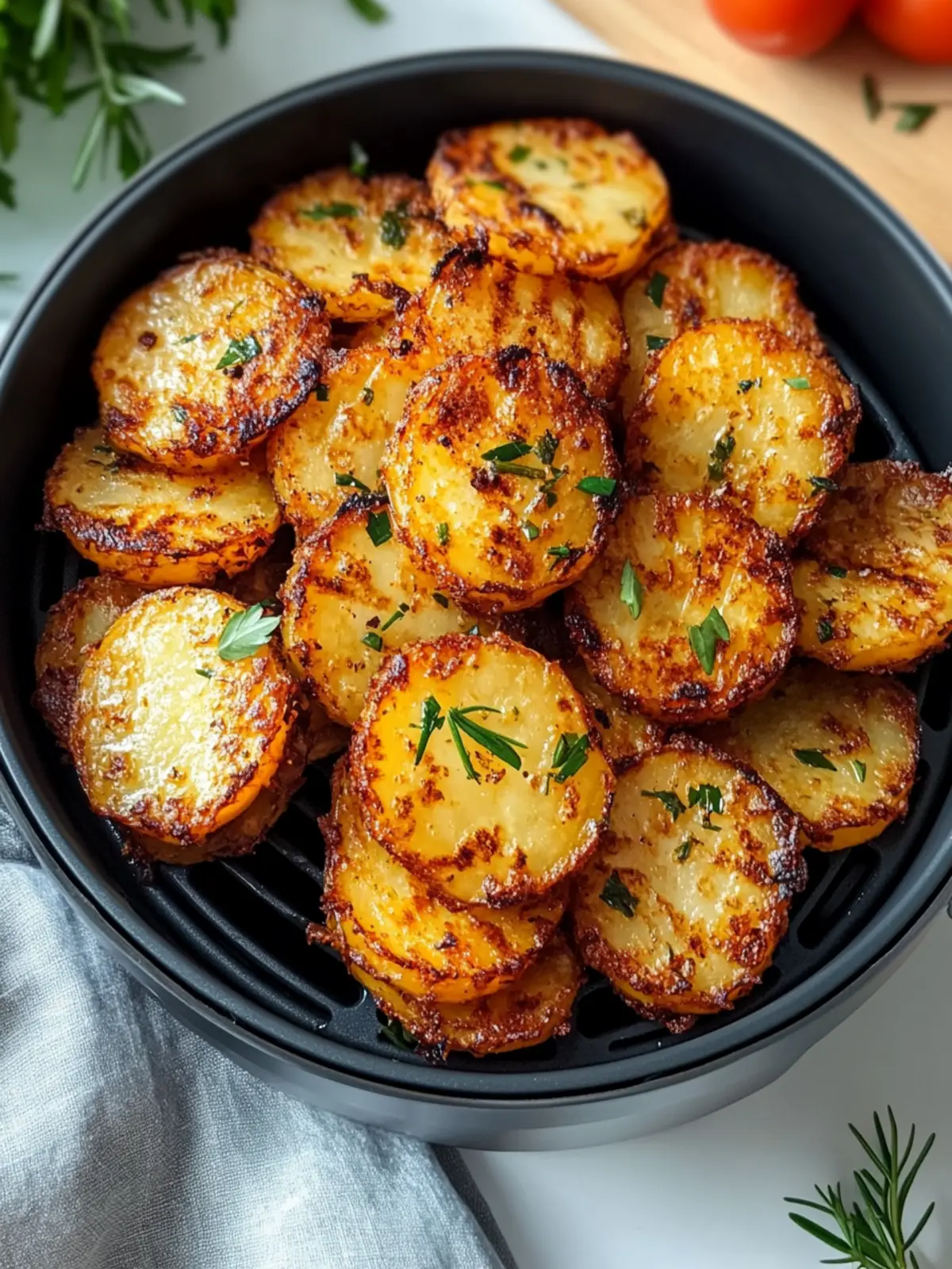 Knusprige Air Fryer Kartoffelscheiben für den perfekten Snack 5 Knusprige Air Fryer Kartoffelscheiben