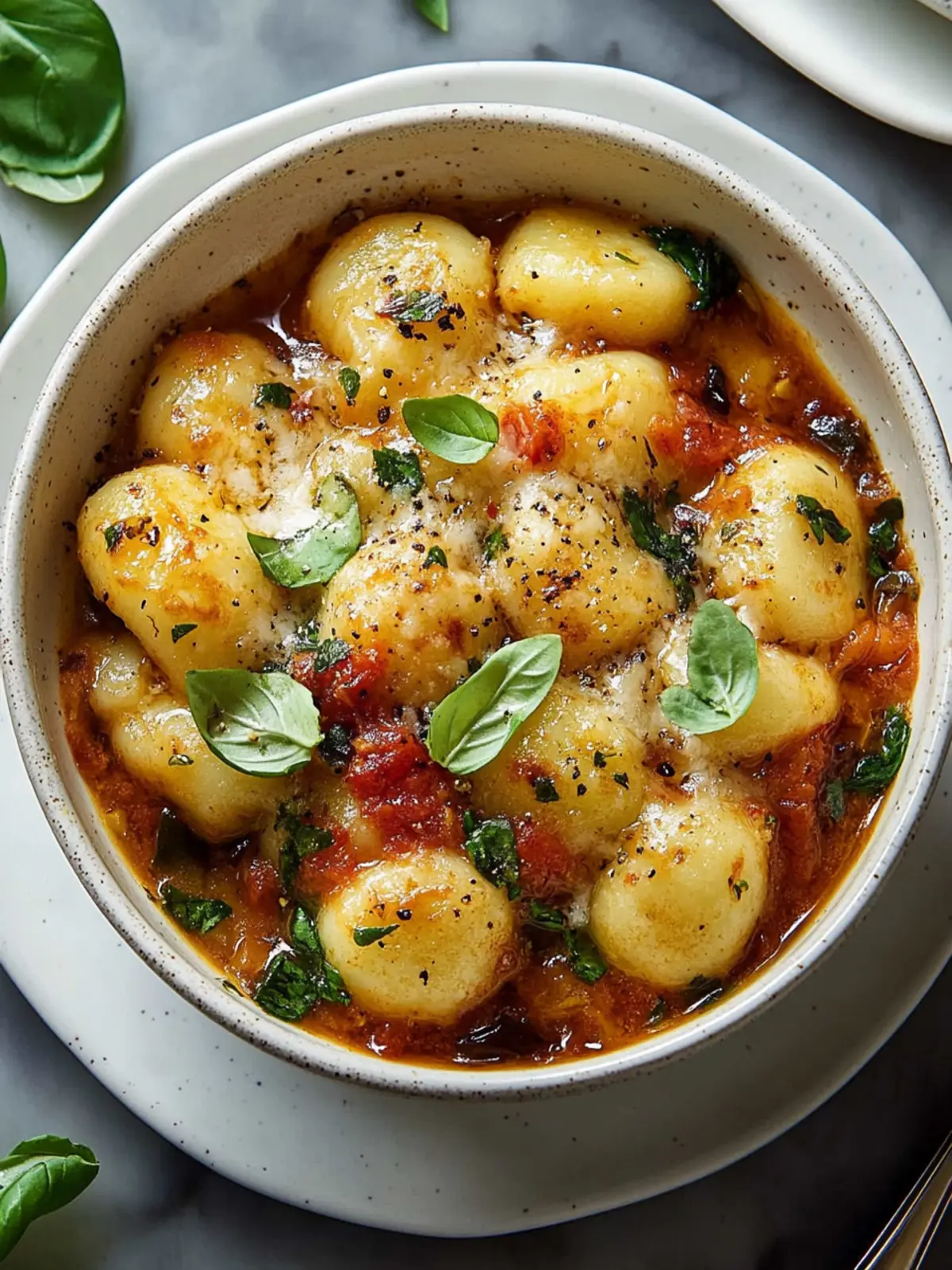 Französische Zwiebel Gnocchi Suppe für Herz und Seele 2 Französische Zwiebel Gnocchi Suppe