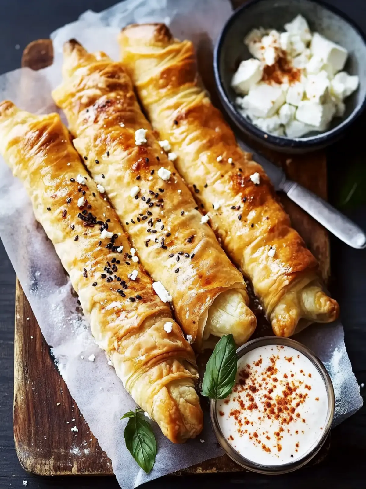 Knusprige Börek mit Feta – Lecker und Einfach Selber Machen 2 Crispy Börek with Feta