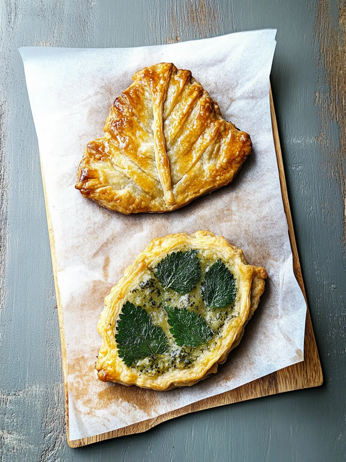 Wildkräuter-Quiche mit Giersch und Brennnesseln genießen 2 Wild herb pastry filled with edge and nettles