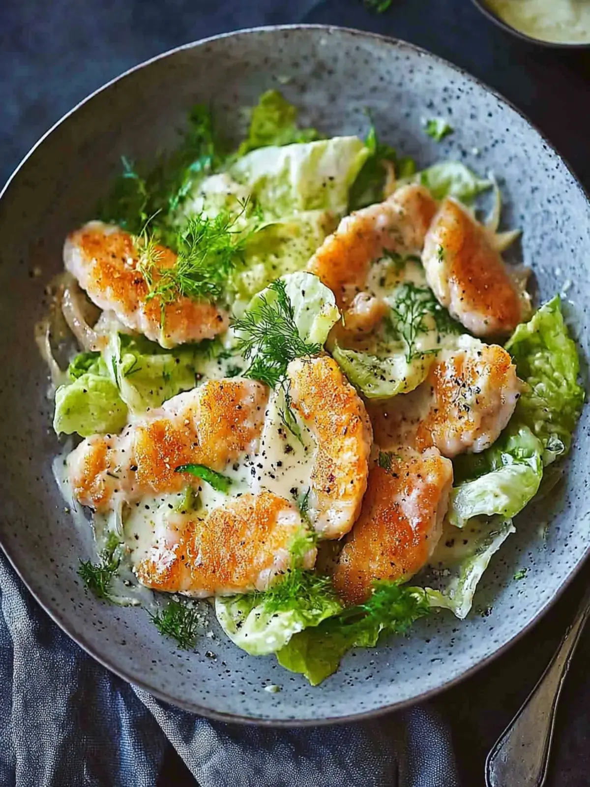 Hähnchenstreifen auf Spitzkohl – Blitzschnell und Gesund! 3 Hähnchenstreifen auf Spitzkohl