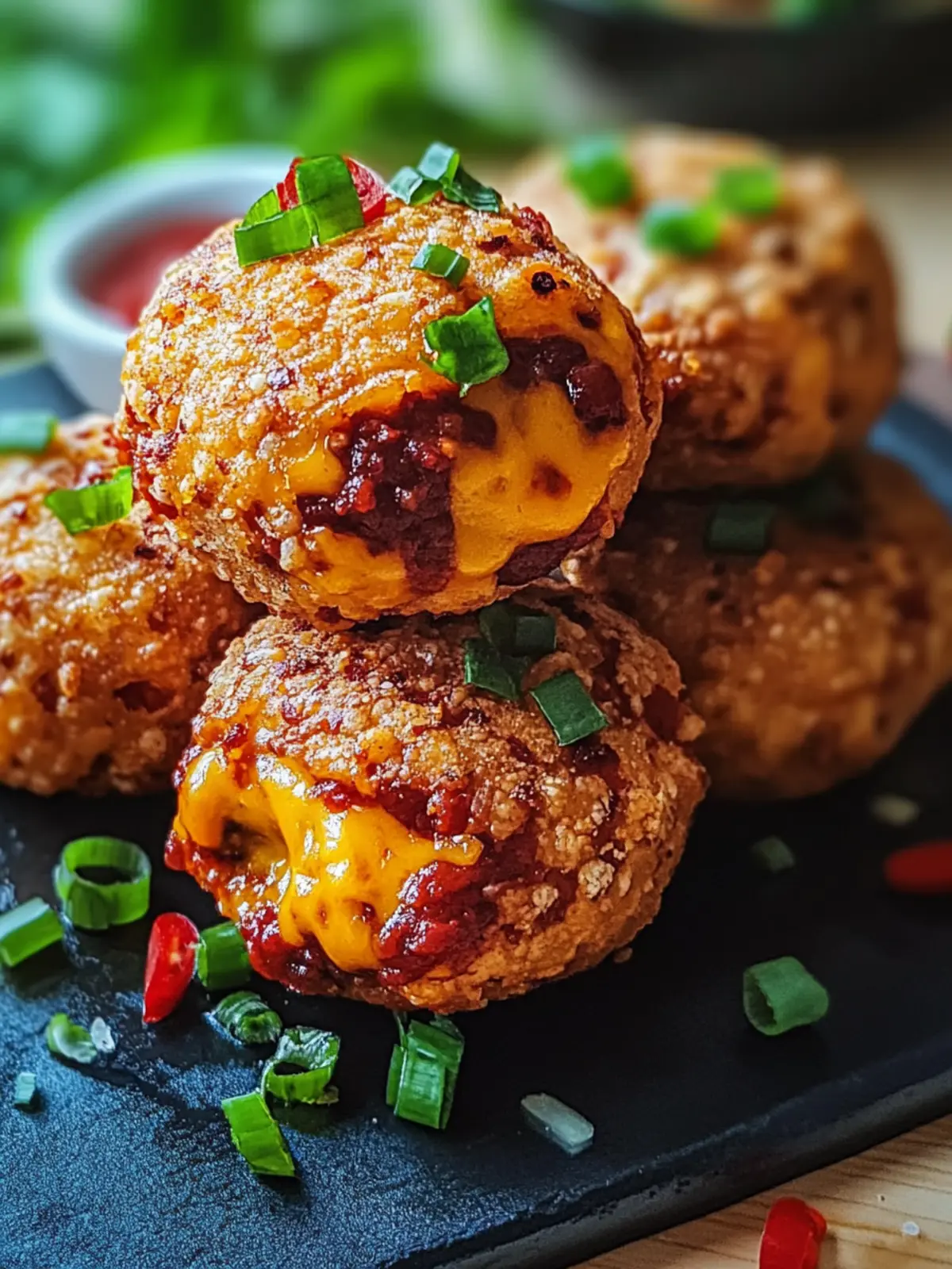 Chili-Käsebällchen Low Carb: Knuspriger Genuss ohne Schuldgefühle 2 Chili-Käsebällchen Low Carb