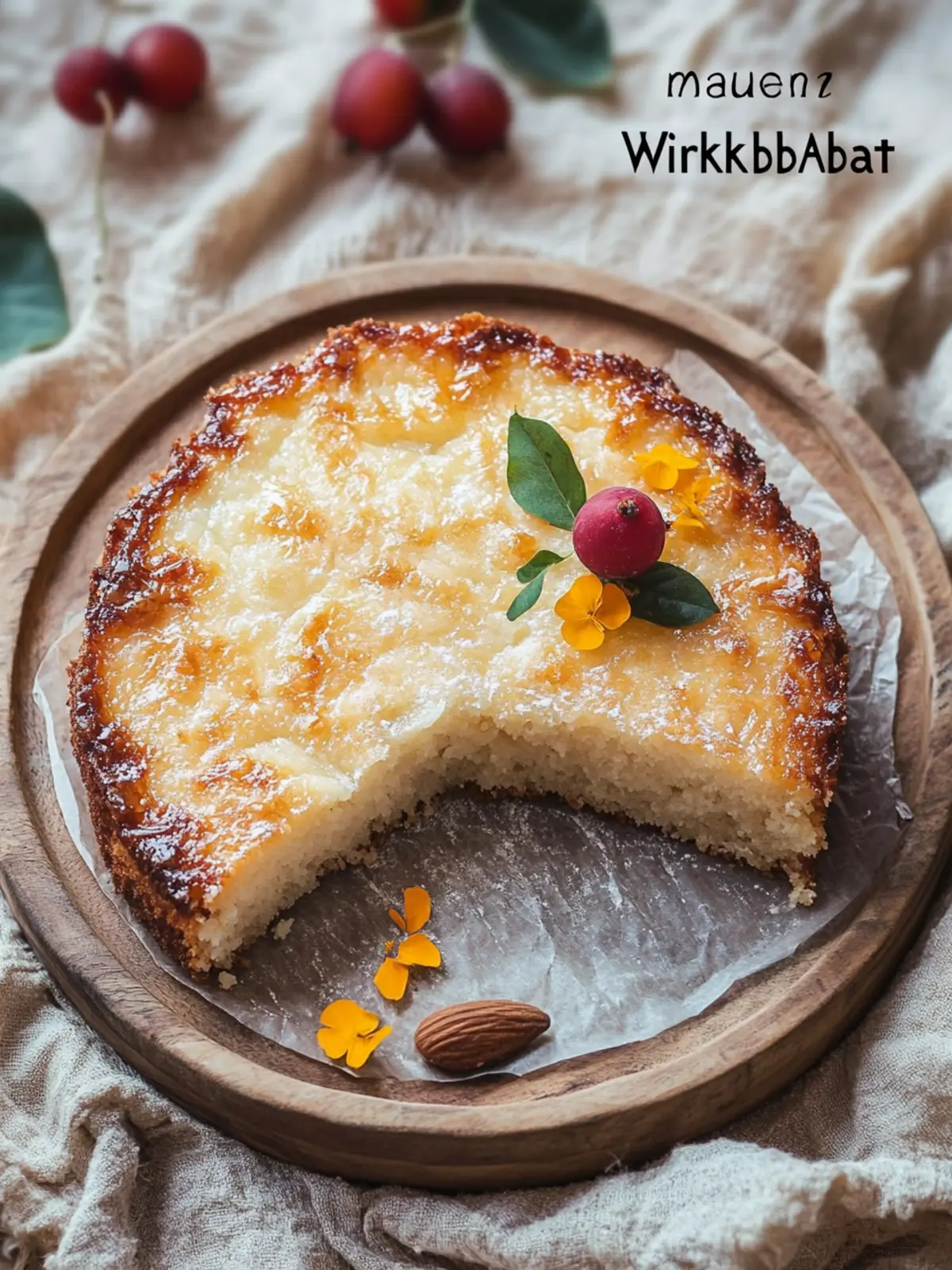 Kleiner Kokoskuchen (Wingko Babat) – Ein köstlicher Genuss 3 Kleiner Kokoskuchen (Wingko Babat)