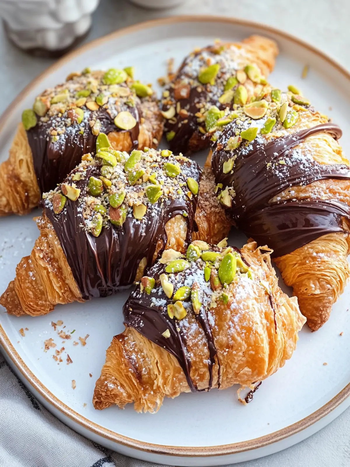 Dubai Schokoladencroissant: Ein himmlischer Genuss mit Pistazien 4 Dubai Schokoladencroissant