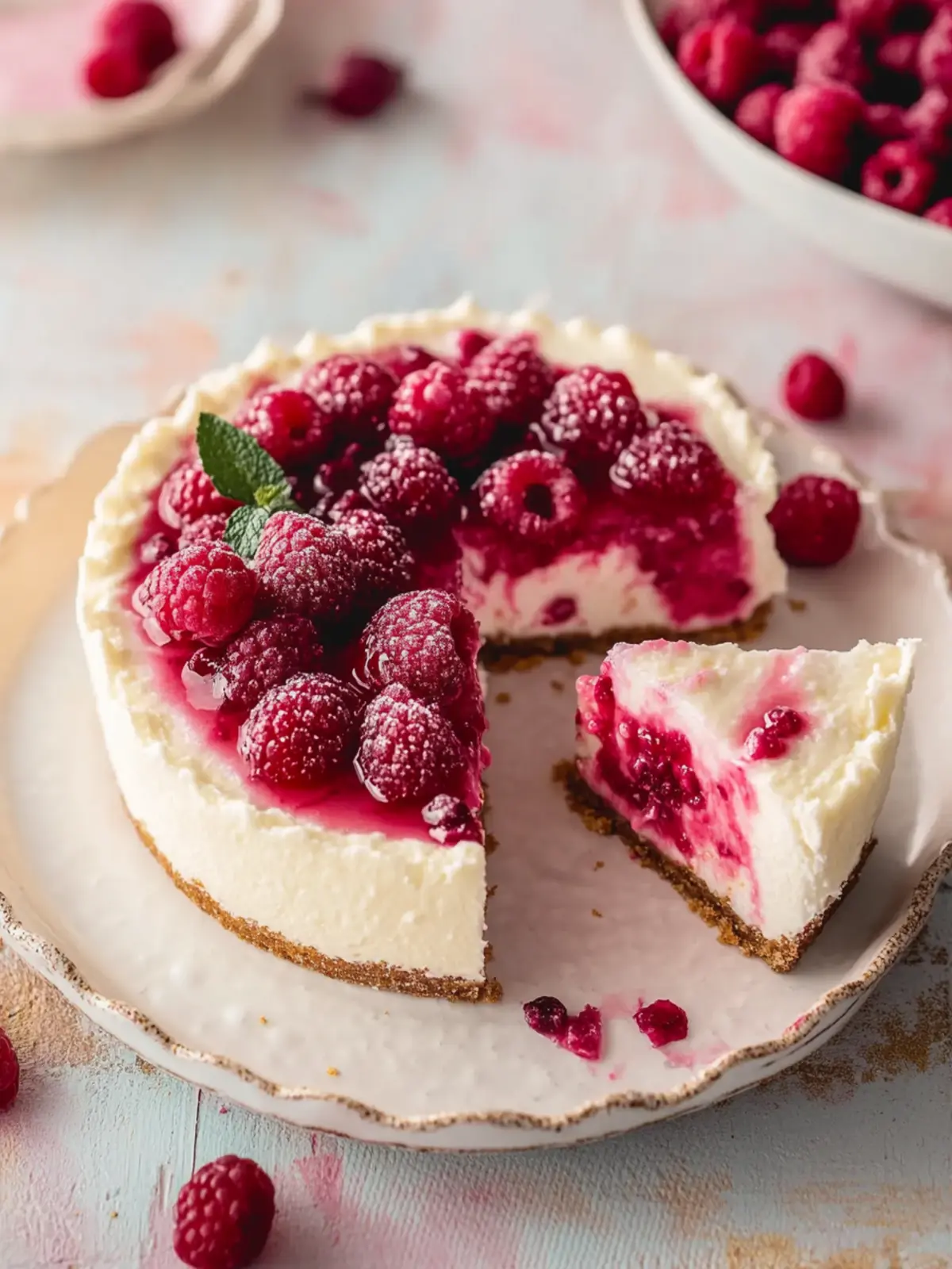 Himbeer-Schmand-Kuchen – Erfrischender Genuss für den Sommer 4 Himbeer-Schmand-Kuchen