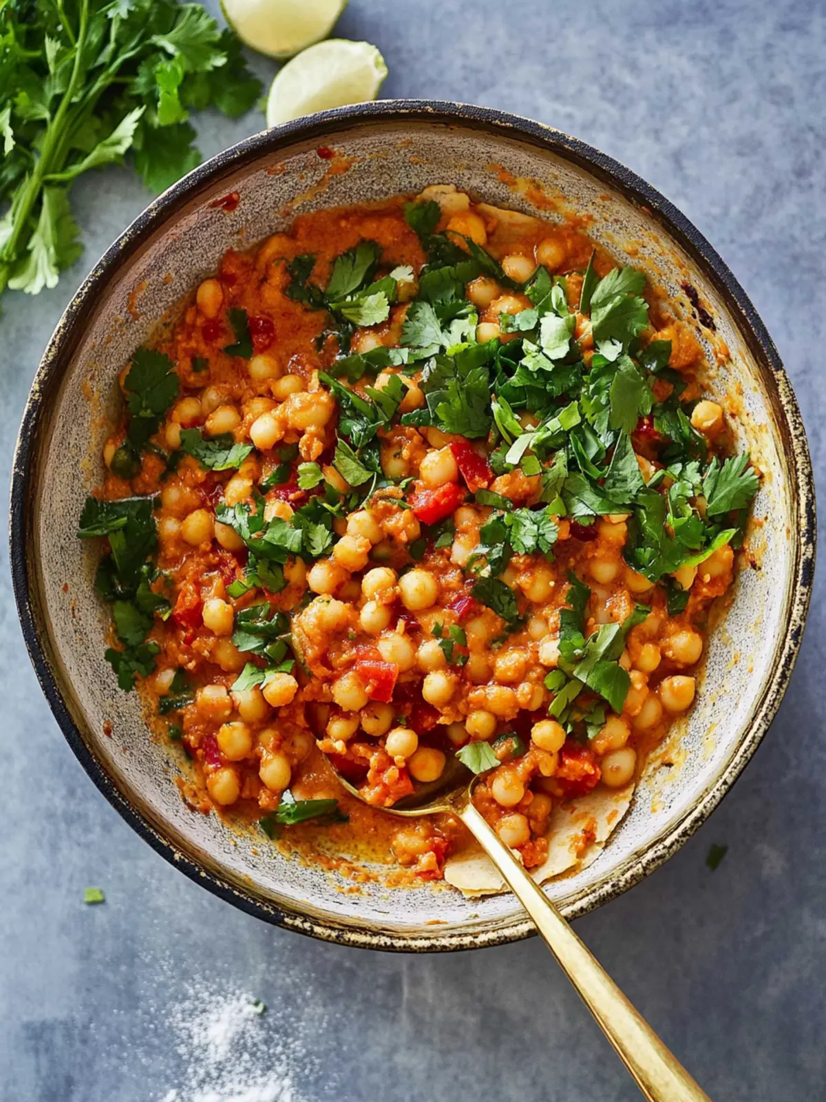 Cremiger Harissa-Kichererbseneintopf für dein Wohlfühl-Dinner 5 Cremiger Harissa-Kichererbseneintopf