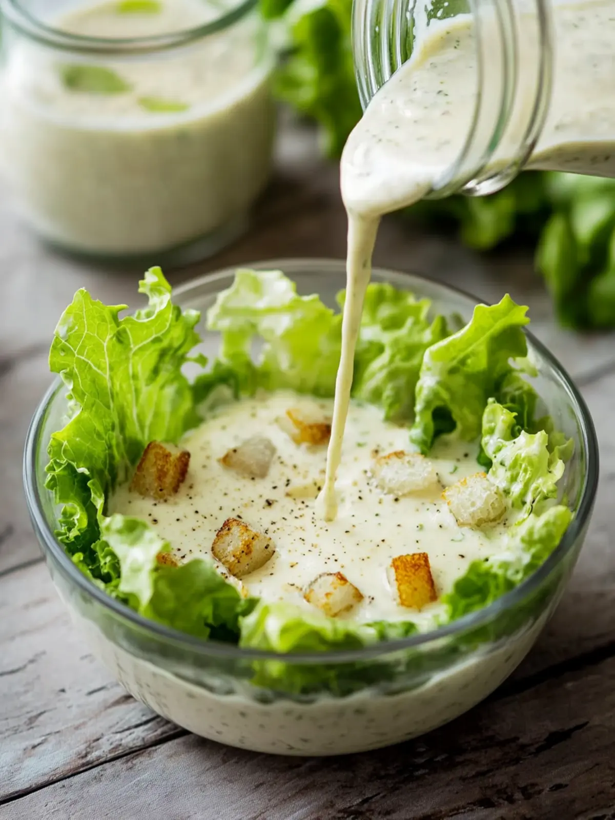 Hausgemachte Caesar Dressing Rezept – Cremig in 10 Minuten 2 Hausgemachte Caesar Dressing Rezept