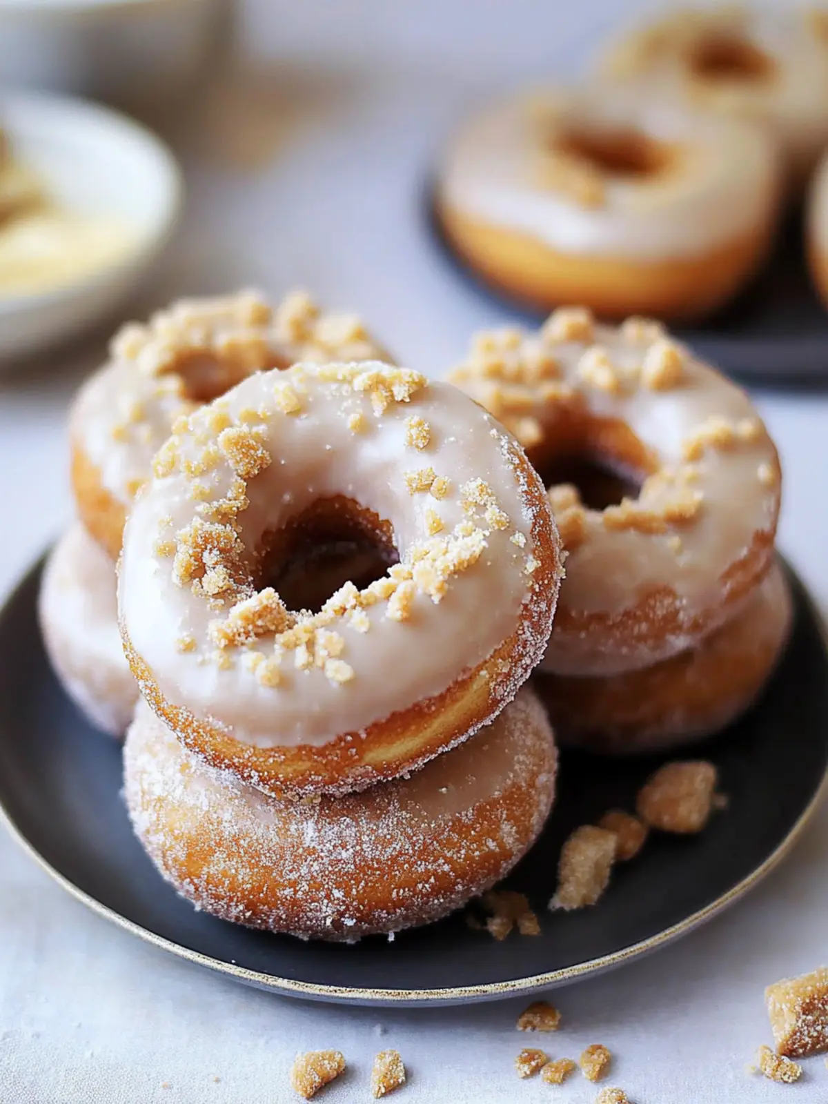 Karottenkuchen-Donuts mit Lebkuchengeschmack – Gesund genießen 2 Karottenkuchen-Donuts mit Lebkuchengeschmack