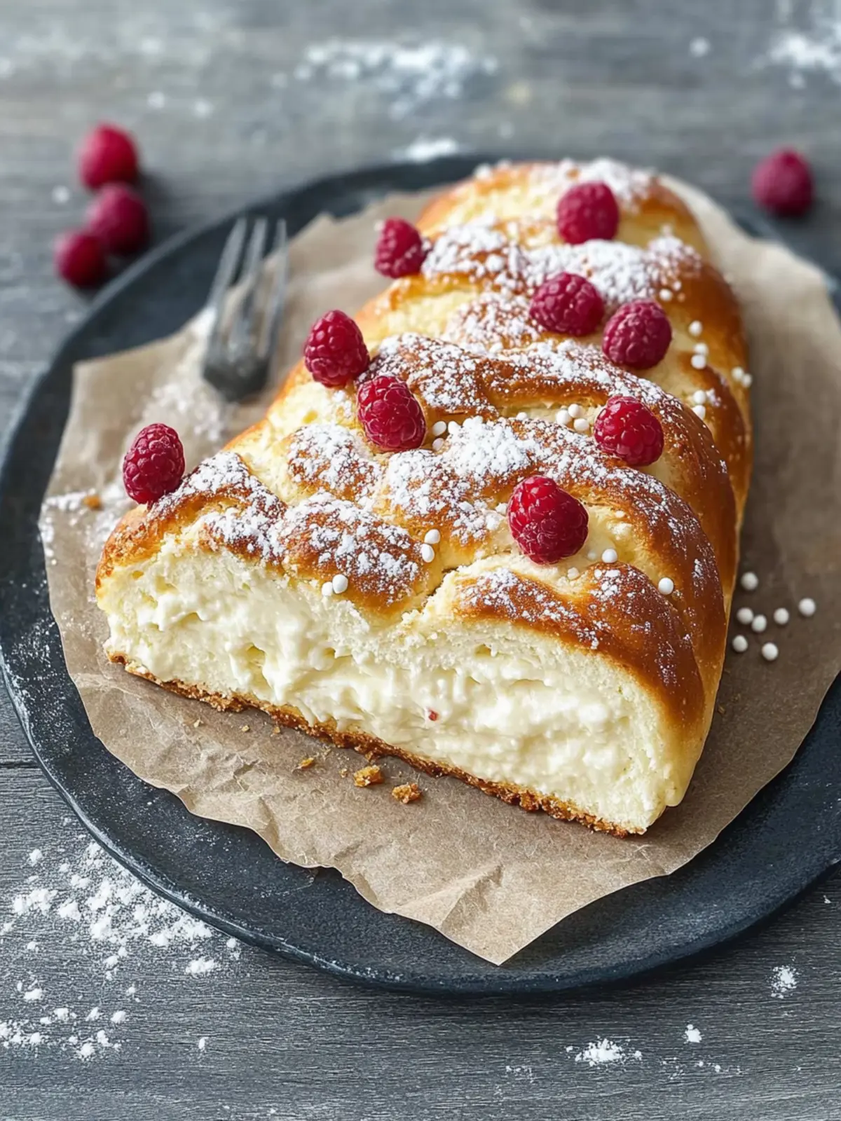 Osterzopf aus saftigem Quark-Öl-Teig für dein Festmahl 5 Osterzopf from juicy quark-oil dough