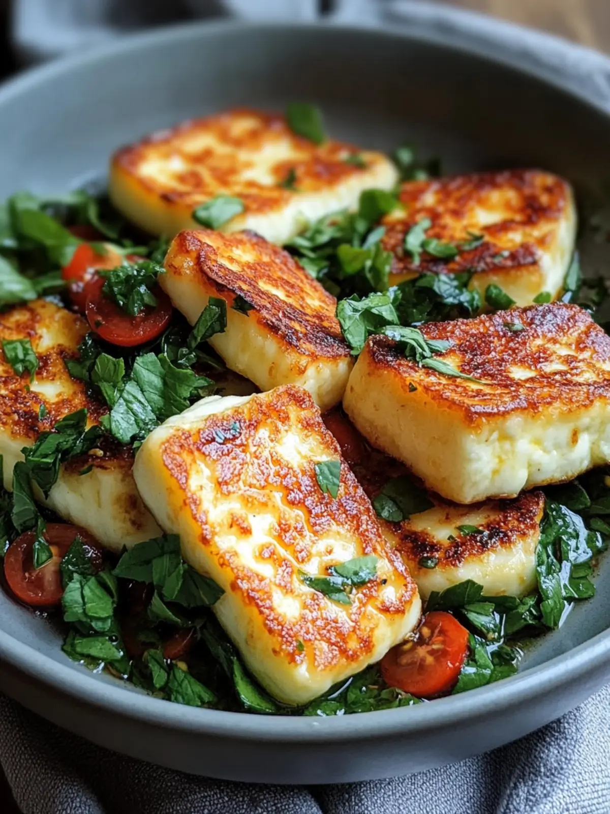 Knuspriger Halloumi aus der Pfanne – Perfekter Genuss für Zuhause 4 Knuspriger Halloumi aus der Pfanne