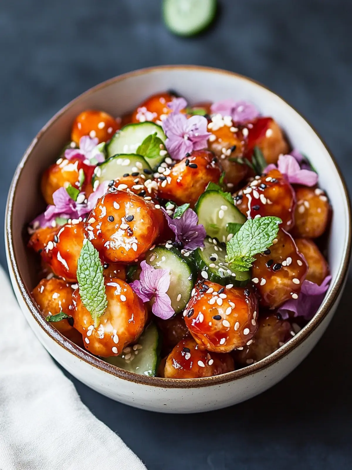 Klebriger Sesam-Blumenkohl: Knuspriger Genuss für Veganer 3 Klebriger Sesam-Blumenkohl