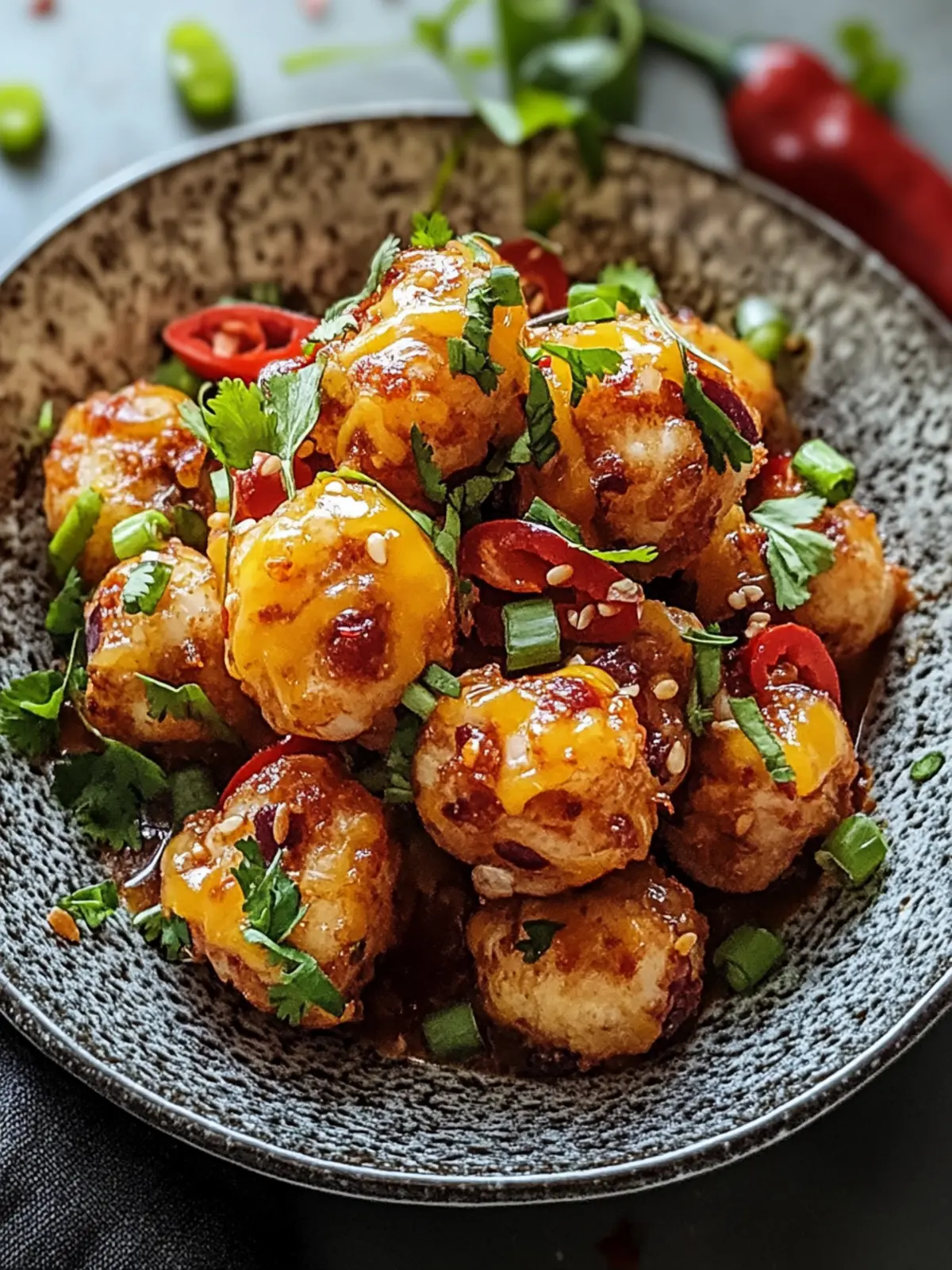 Chili-Käsebällchen Low Carb: Knuspriger Genuss ohne Schuldgefühle 3 Chili-Käsebällchen Low Carb
