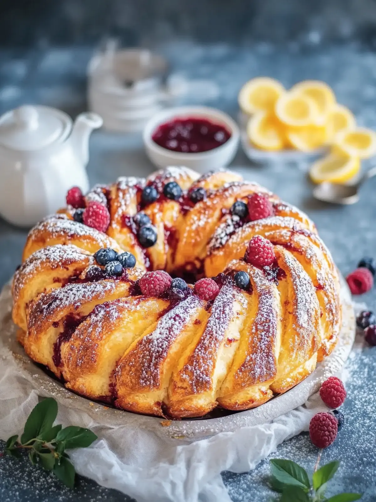 Hefekranz mit Marmelade – Der fluffige Genuss für jeden Anlass 3 Hefekranz mit Marmelade
