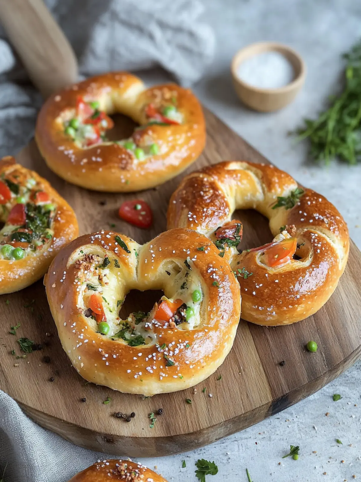 Vegetarisch gefüllte Brezeln: Schnelles Genussrezept für Feinschmecker 5 Vegetarisch gefüllte Brezeln