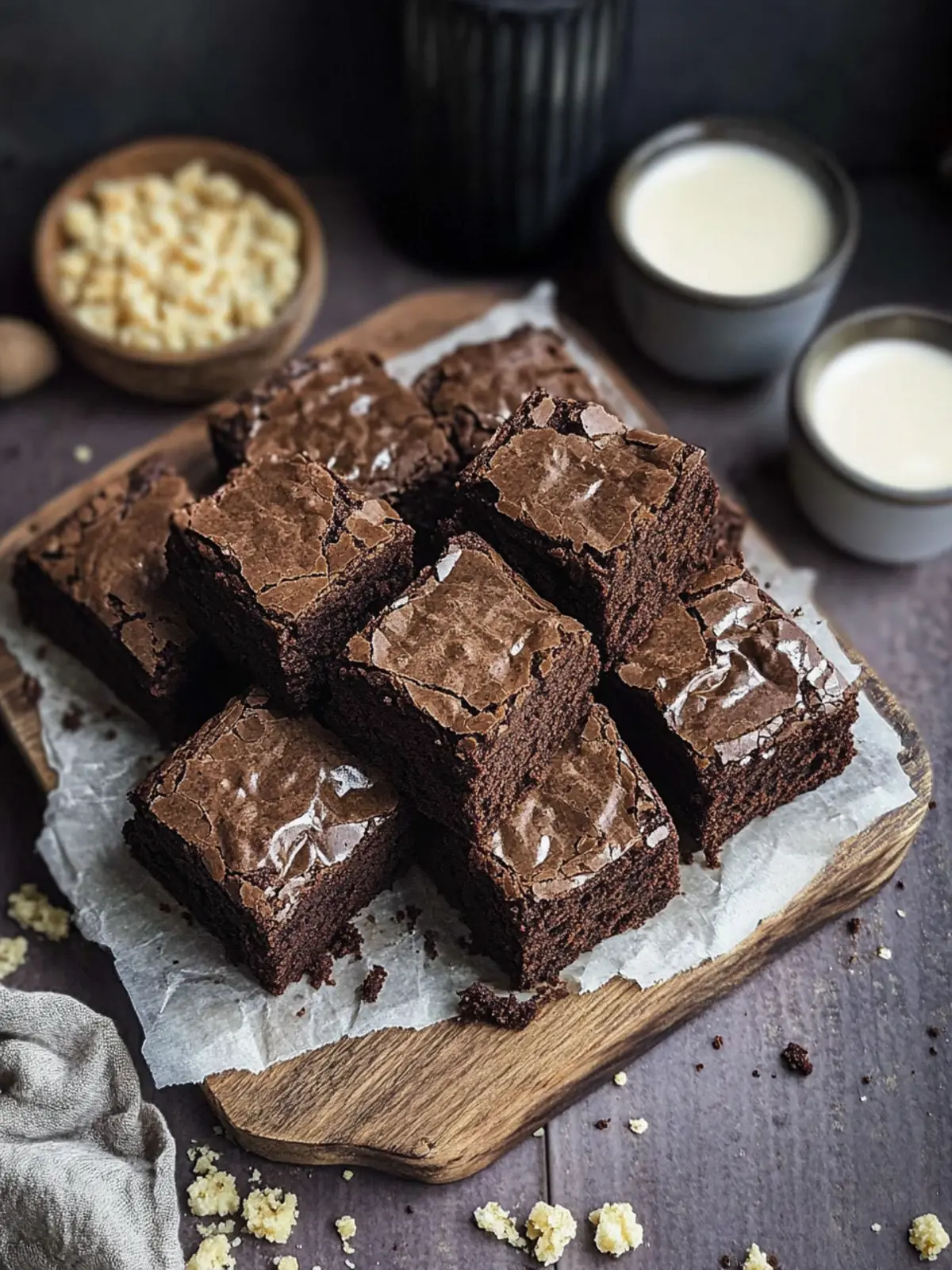 Leckerer Brownies mit Apfelmark – Gesund und Saftig! 4 leckerer Brownies