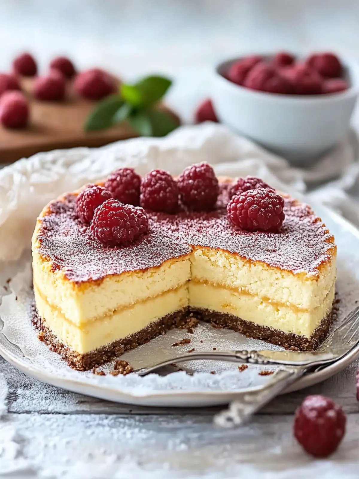 Puddingkuchen ohne Backen: Erfrischender Genuss mit Früchten 2 Puddingkuchen ohne Backen