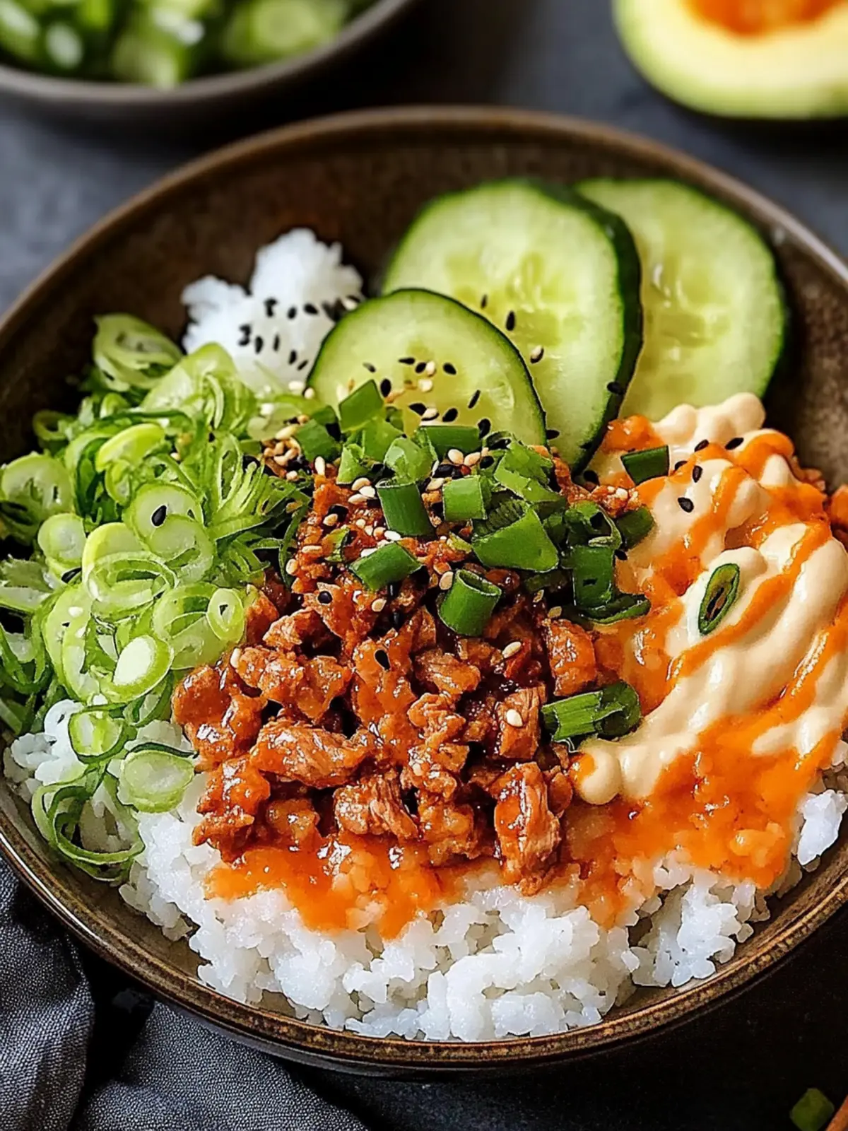 Koreanische Hackfleisch-Reisbowl: Blitzschnell & Gesund genießen 2 Koreanische Hackfleisch-Reisbowl