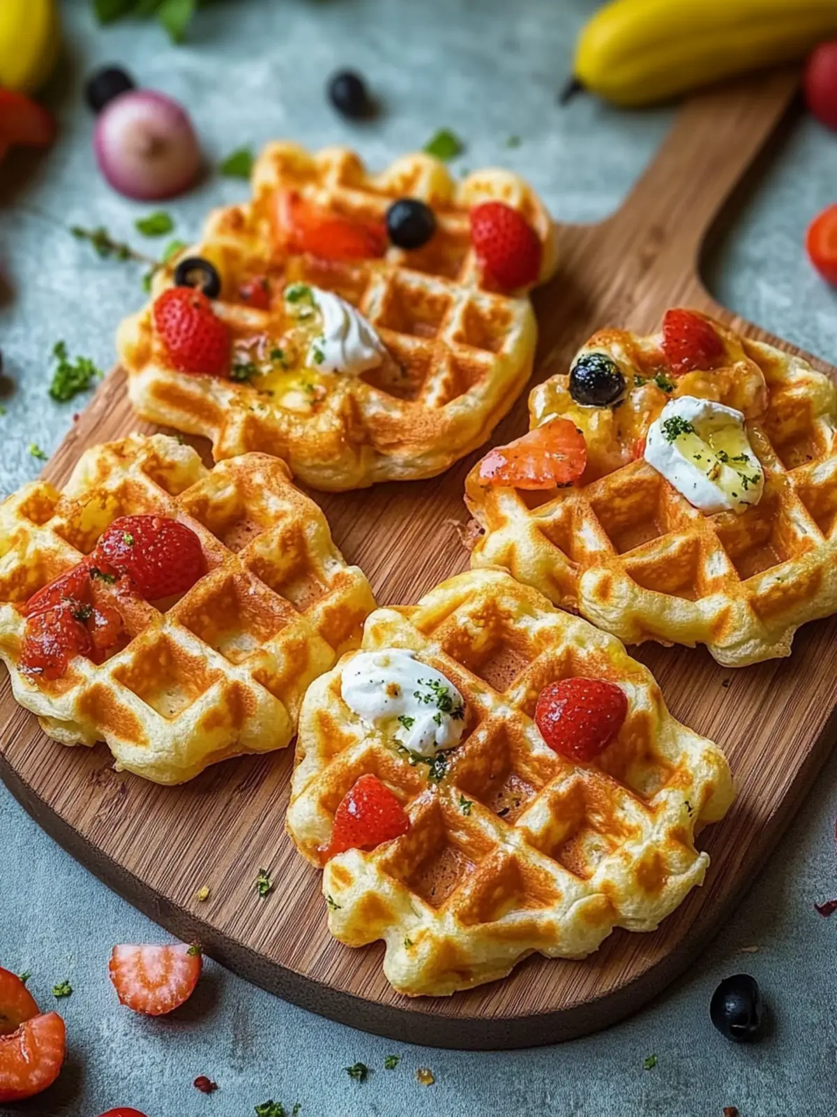 Pizza-Waffeln für Babys und Kleinkinder: Gesund und Lecker! 2 Pizza-Waffeln für Babys und Kleinkinder