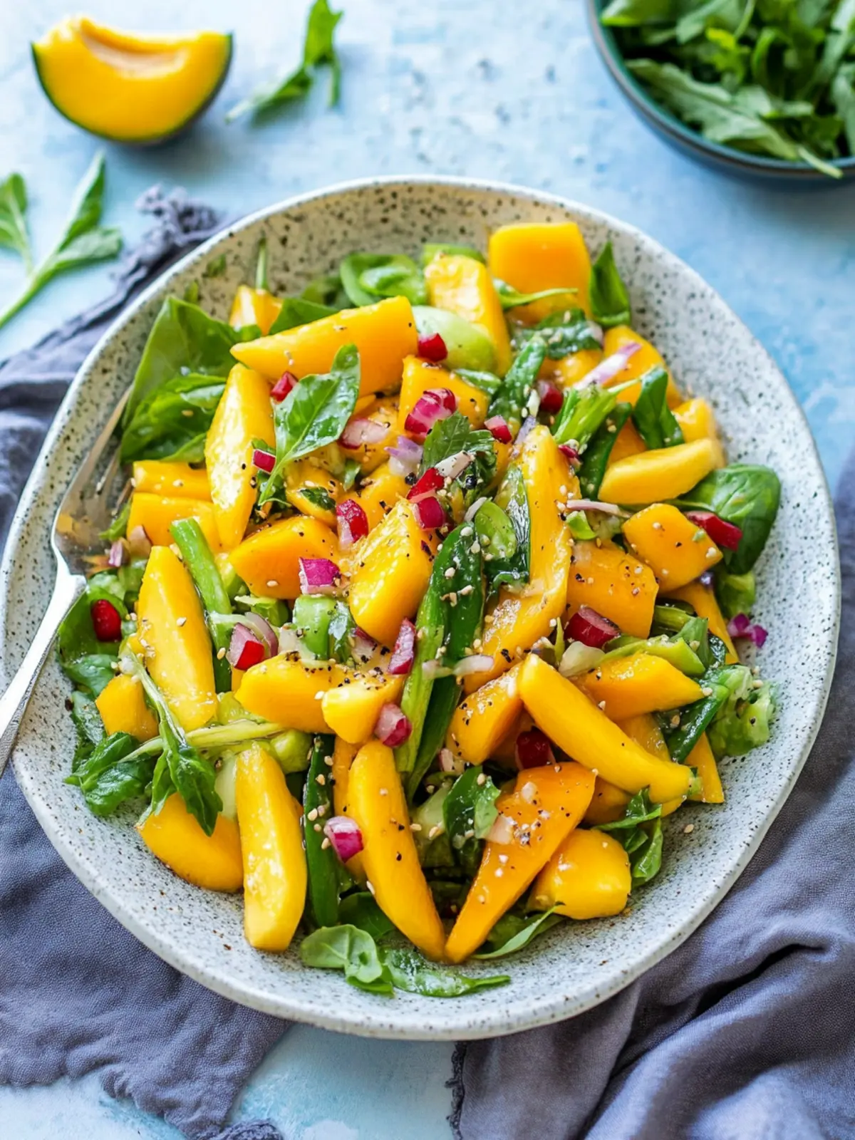 Spargelsalat mit Mango: Frischer Genuss für warme Tage 3 Spargelsalat mit Mango