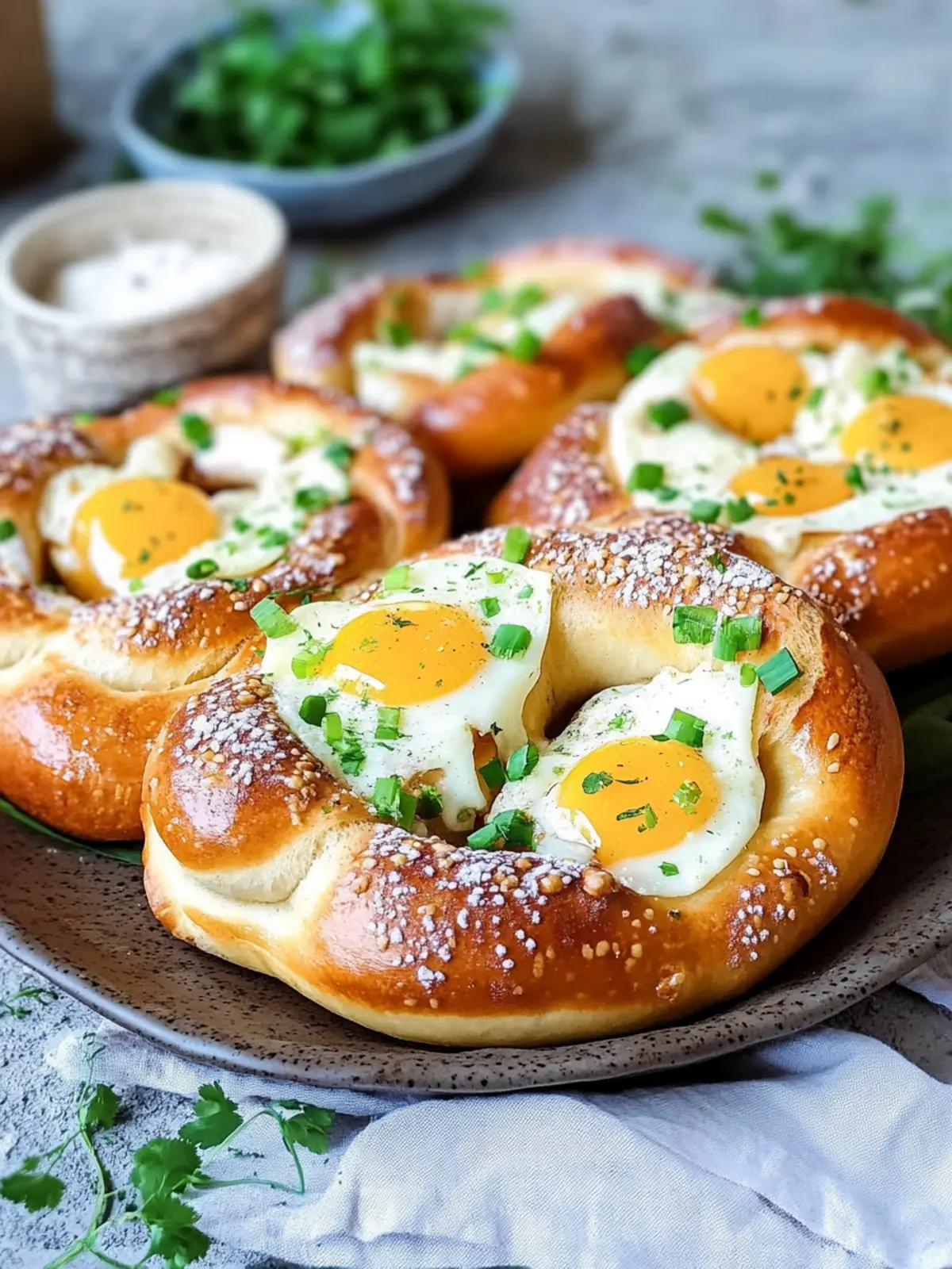 Überbackene Brezeln mit Ei, Käse und Schinken – Herzhaft & Lecker 5 Überbackene Brezeln mit Ei, Käse und Schinken
