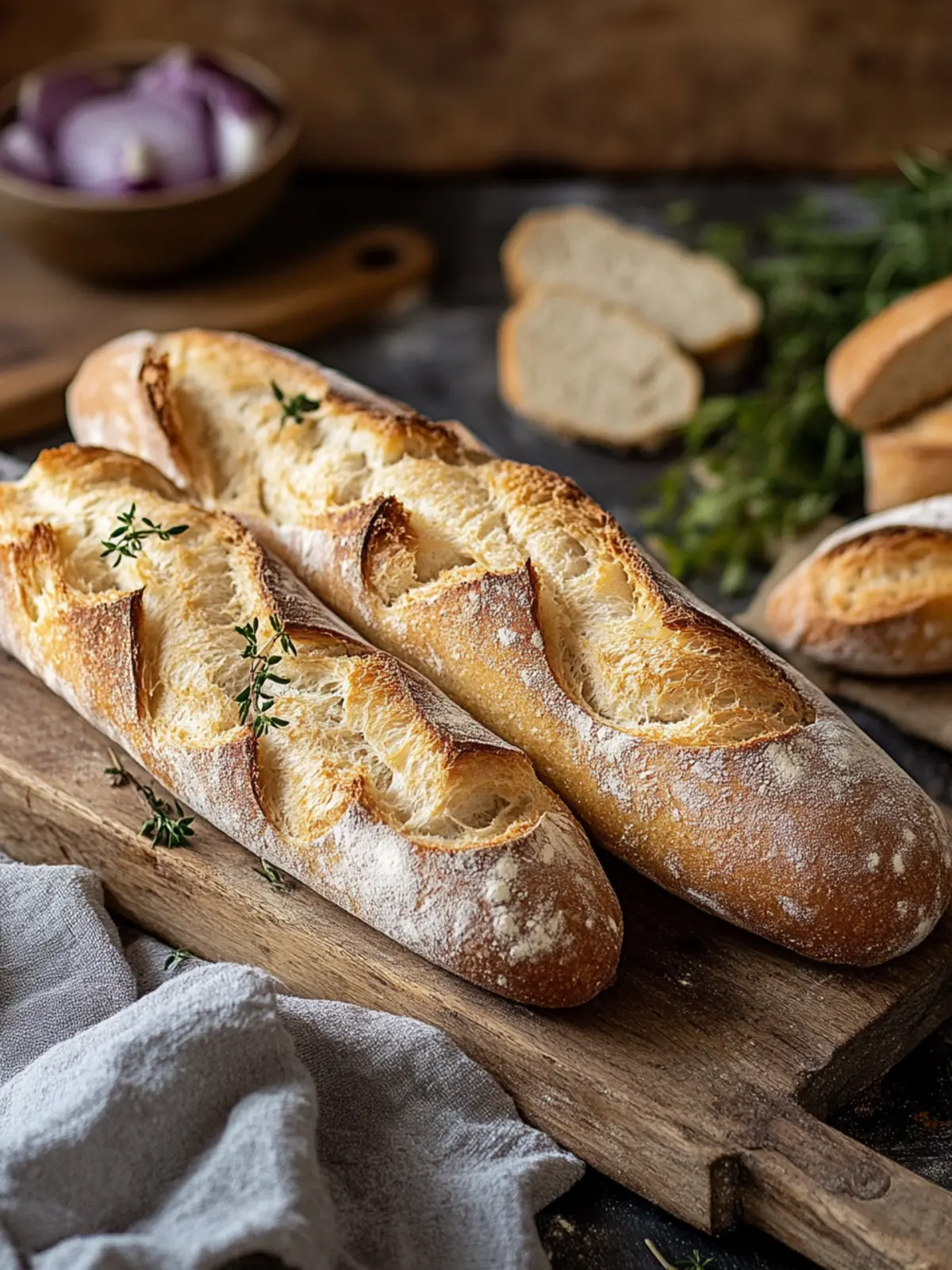 Sauerteig-Baguette