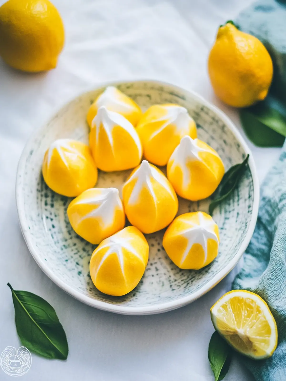 Zitronen-Baiserküsschen oder Zitronenmeringue