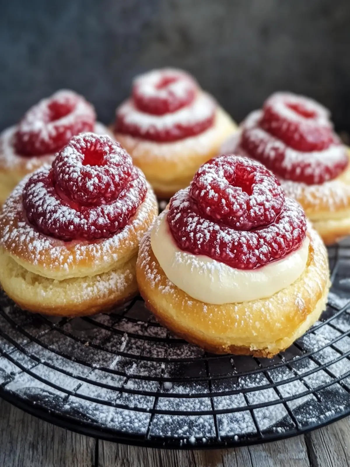 Verführerisches Zucker Himbeer Dänisches Gebäck für Genießer 3 Zucker Himbeer Dänisches Gebäck