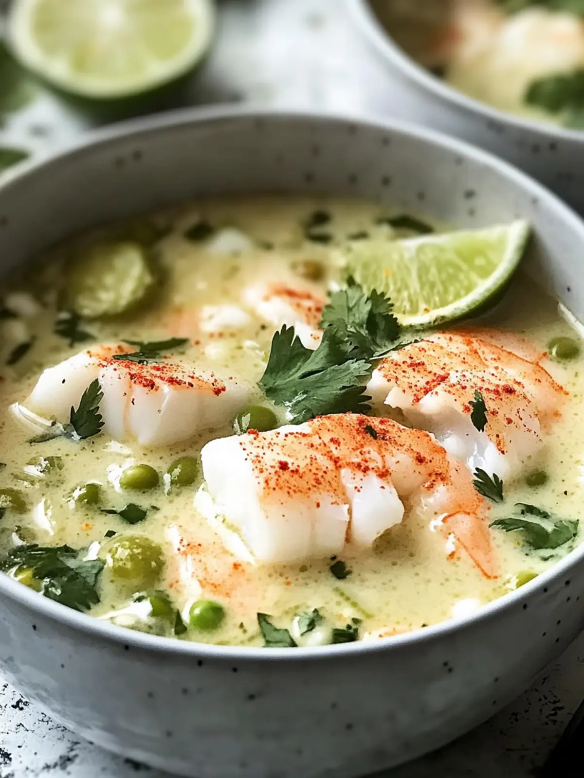 Kokos-Limetten-Fischsuppe – Tropischer Genuss für jeden Abend 3 Kokos-Limetten-Fischsuppe