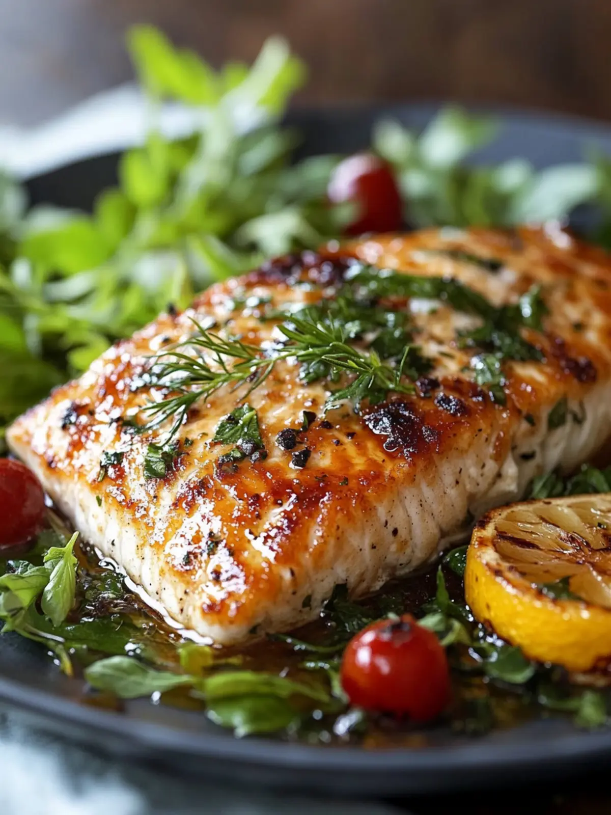 Saftiges Lachsfilet vom Grill mit Honig-Senf-Glasur genießen 3 Saftiges Lachsfilet vom Grill