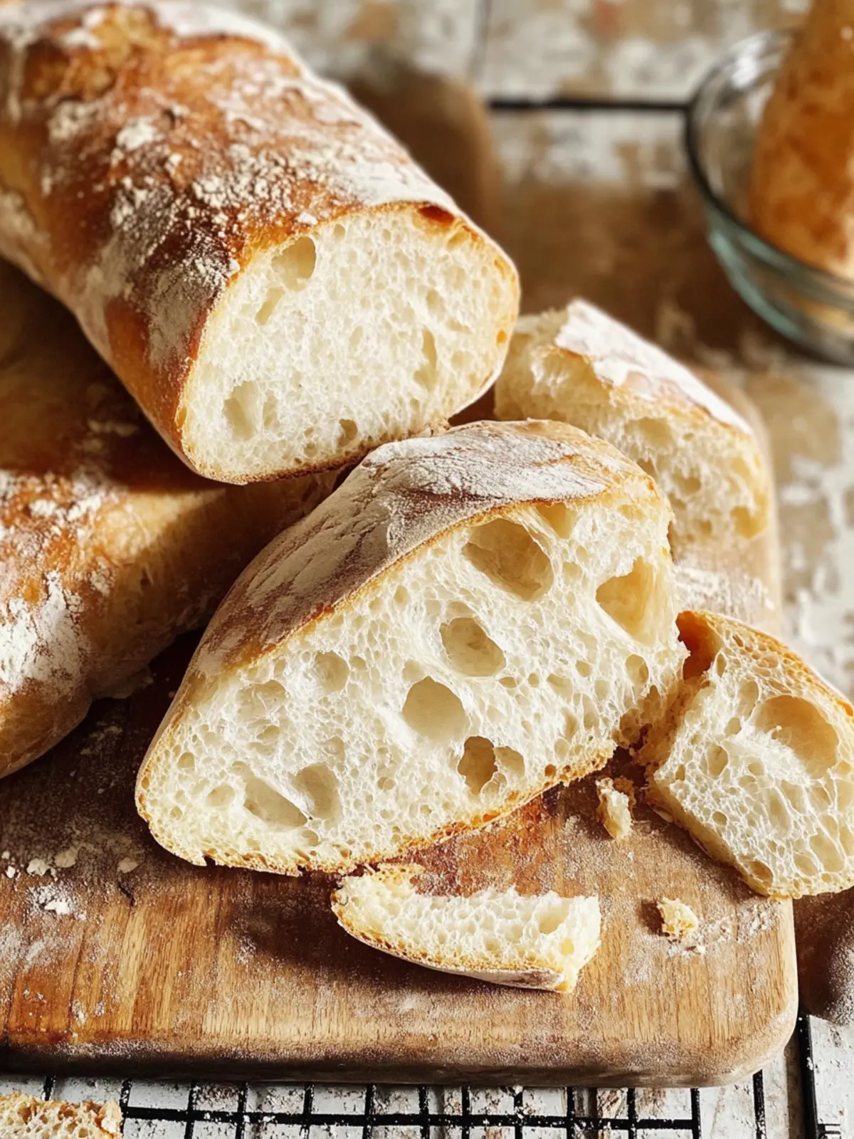 Luftige Sauerteig Ciabatta selber machen für unwiderstehlichen Genuss 2 Luftige Sauerteig Ciabatta selber machen