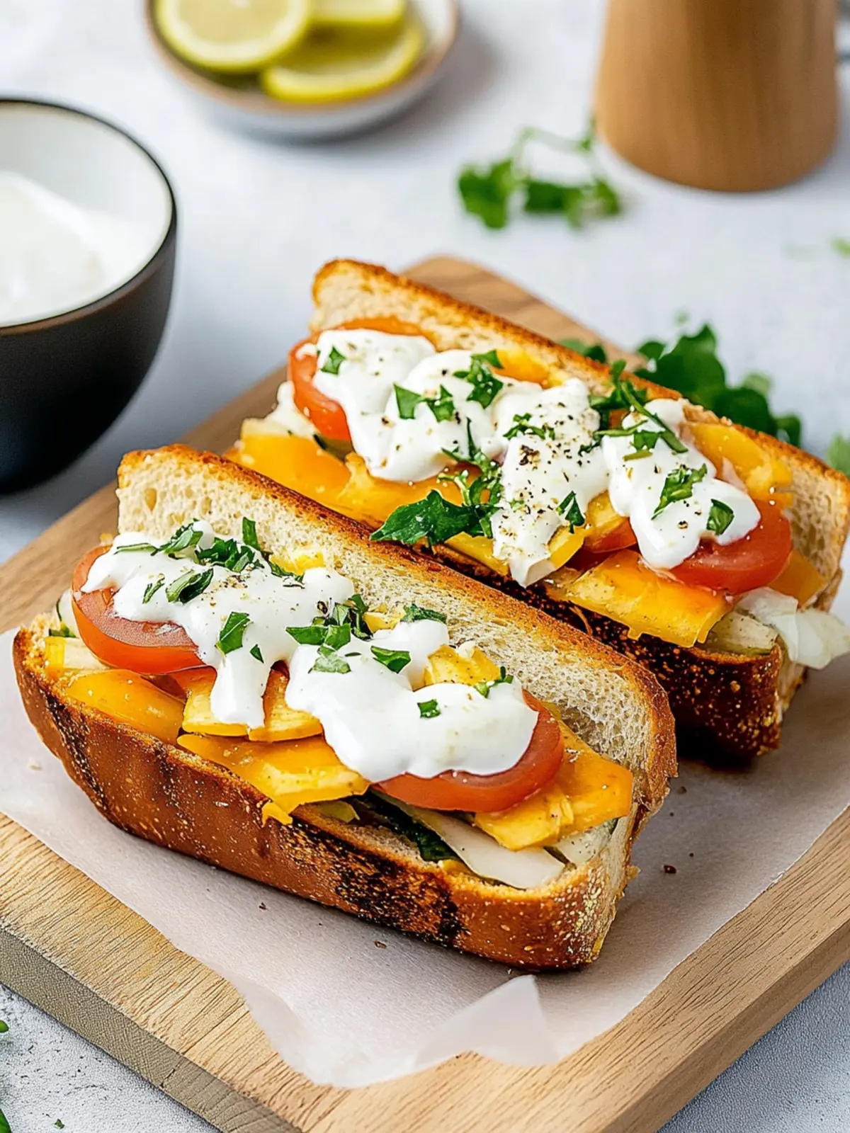 Eiersandwich mit cremiger Sriracha-Mayo für perfekten Genuss 4 Eiersandwich